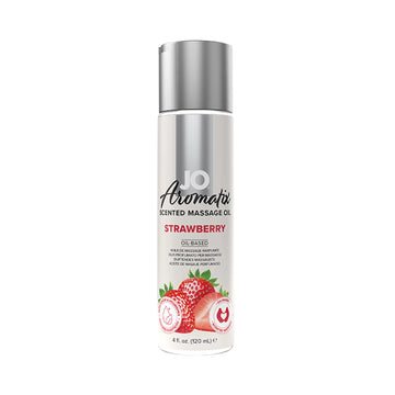 JO Aromatix Strawberry Massage Oil 4oz System JO