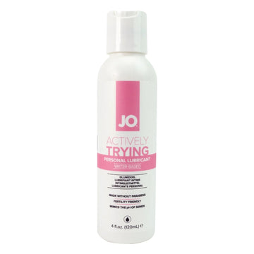 JO Actively Trying Paraben-Free Lubricant 4 oz System JO