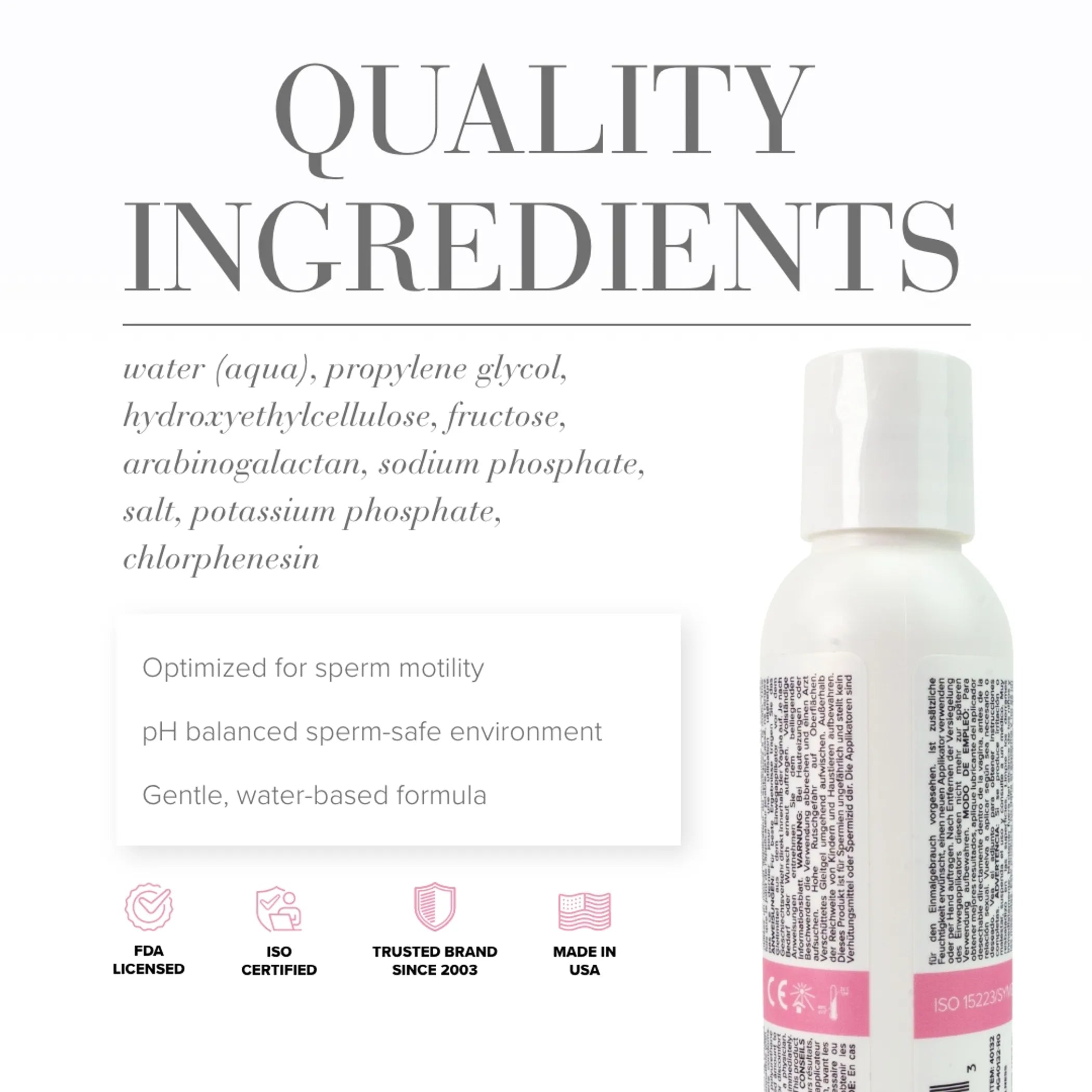 JO Actively Trying Paraben-Free Lubricant 4 oz System JO