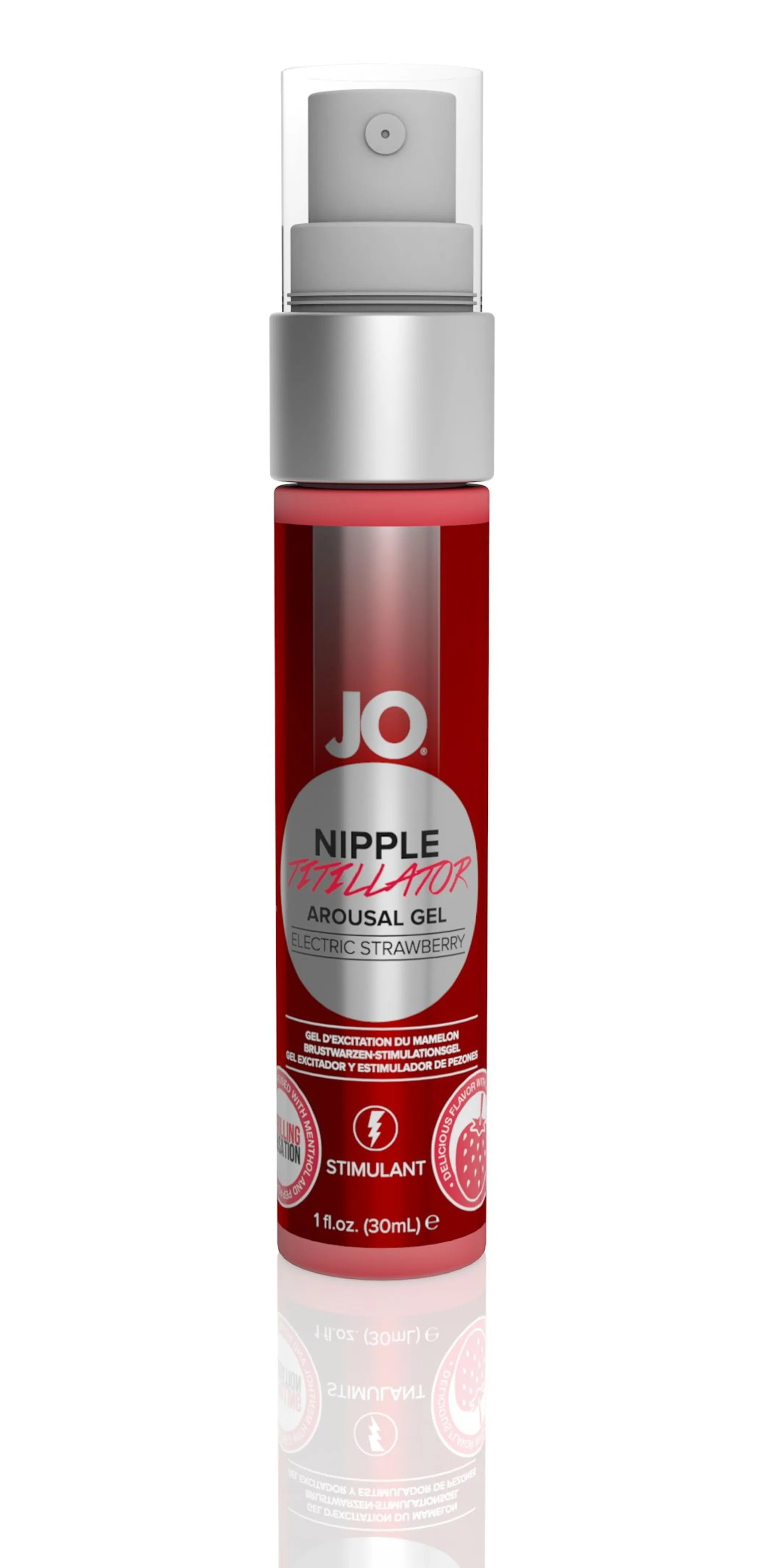 Jo Nipple Titillator 1 Oz Strawberry System JO