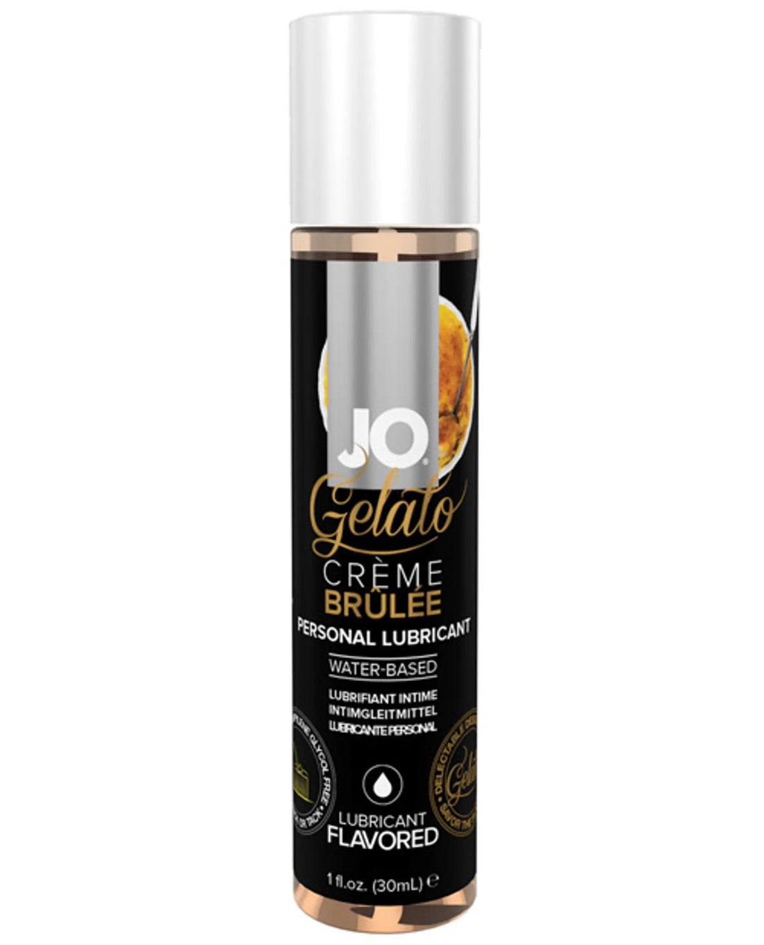 JO Gelato Creme Brulee Lubricant 1 oz System JO