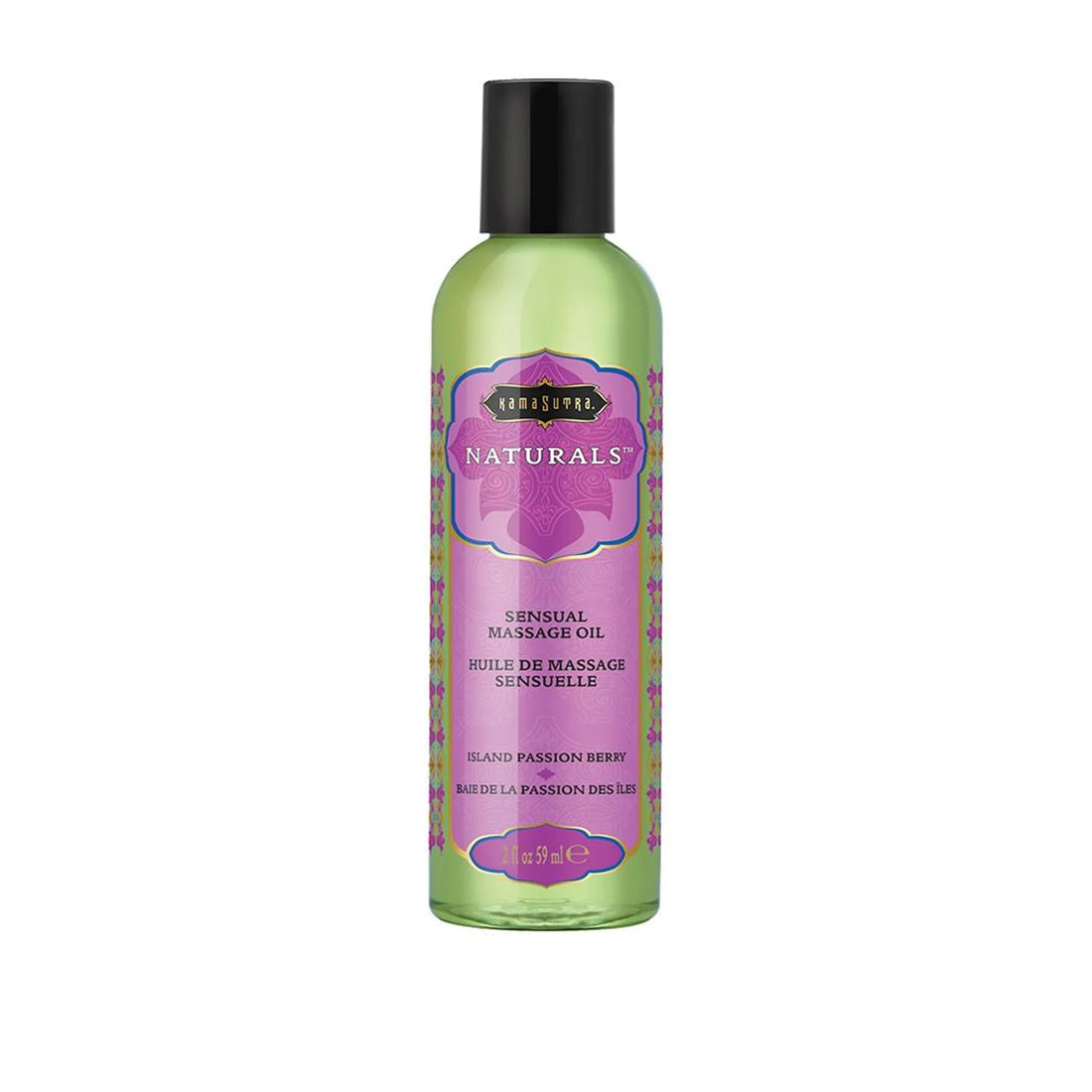 Natural Island Passion Berry Massage Oil 2 fl oz Kama Sutra