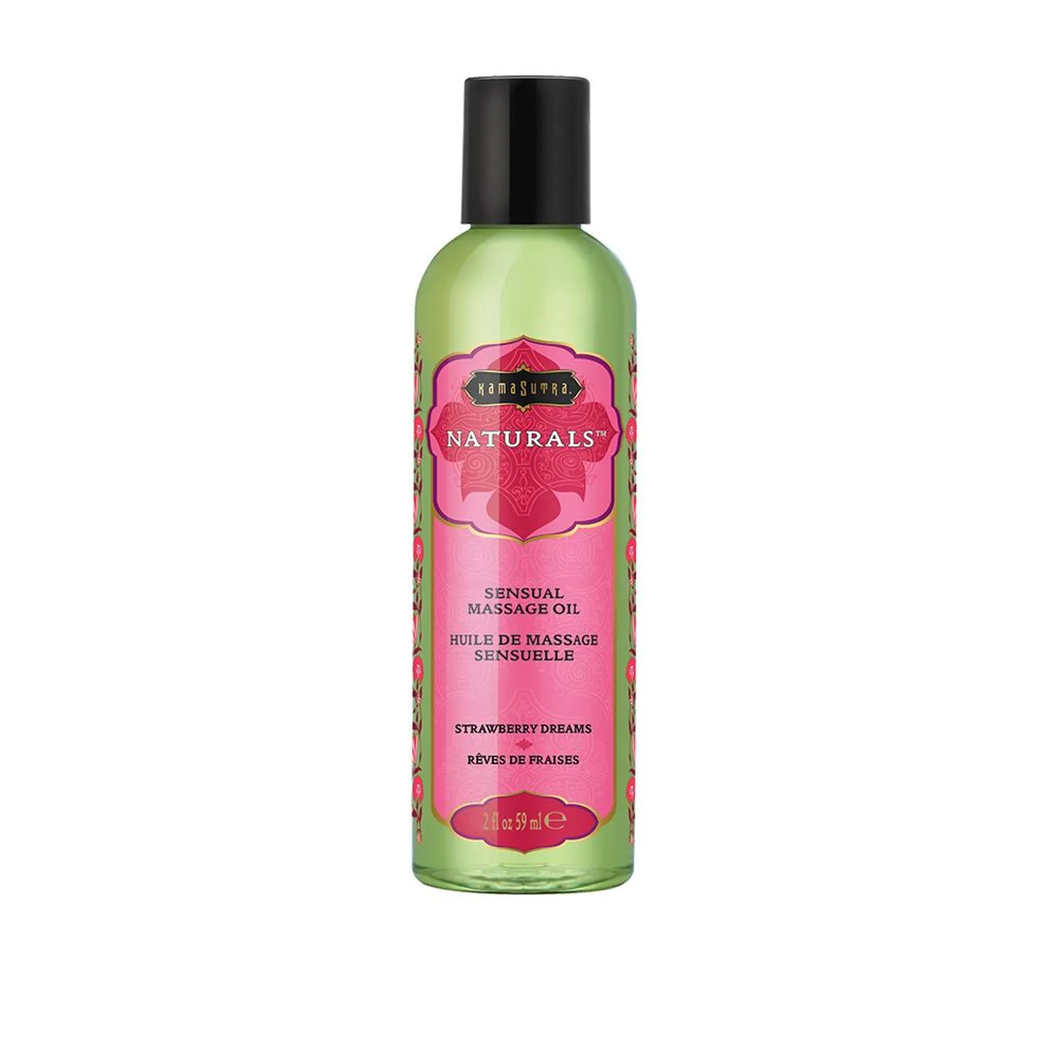Naturals Massage Oil Strawberry 2oz Kama Sutra