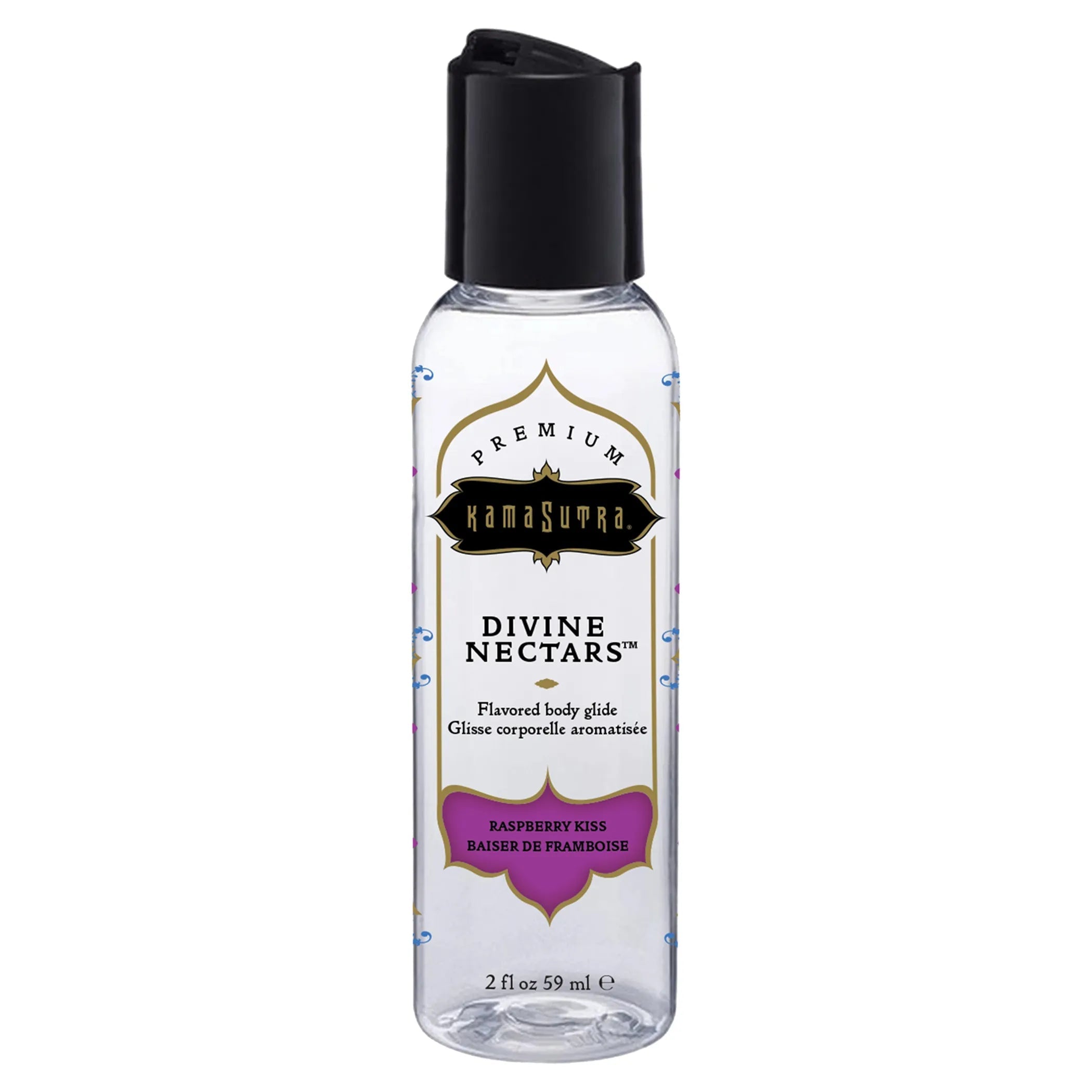 Divine Nectars Raspberry Flavored Glide 2 oz Kama Sutra