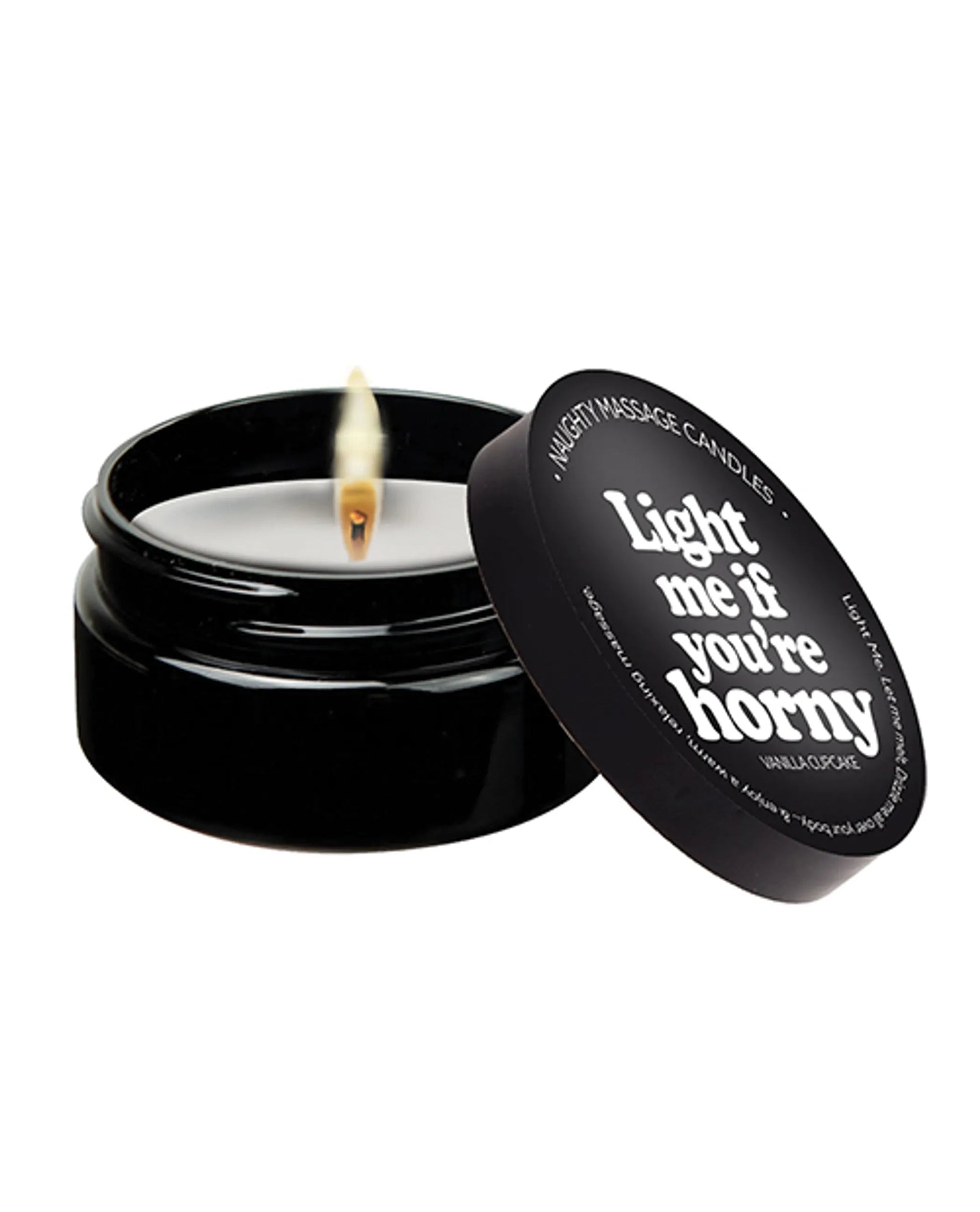 Light Me If Youre Horny 2oz Massage Candle Kama Sutra