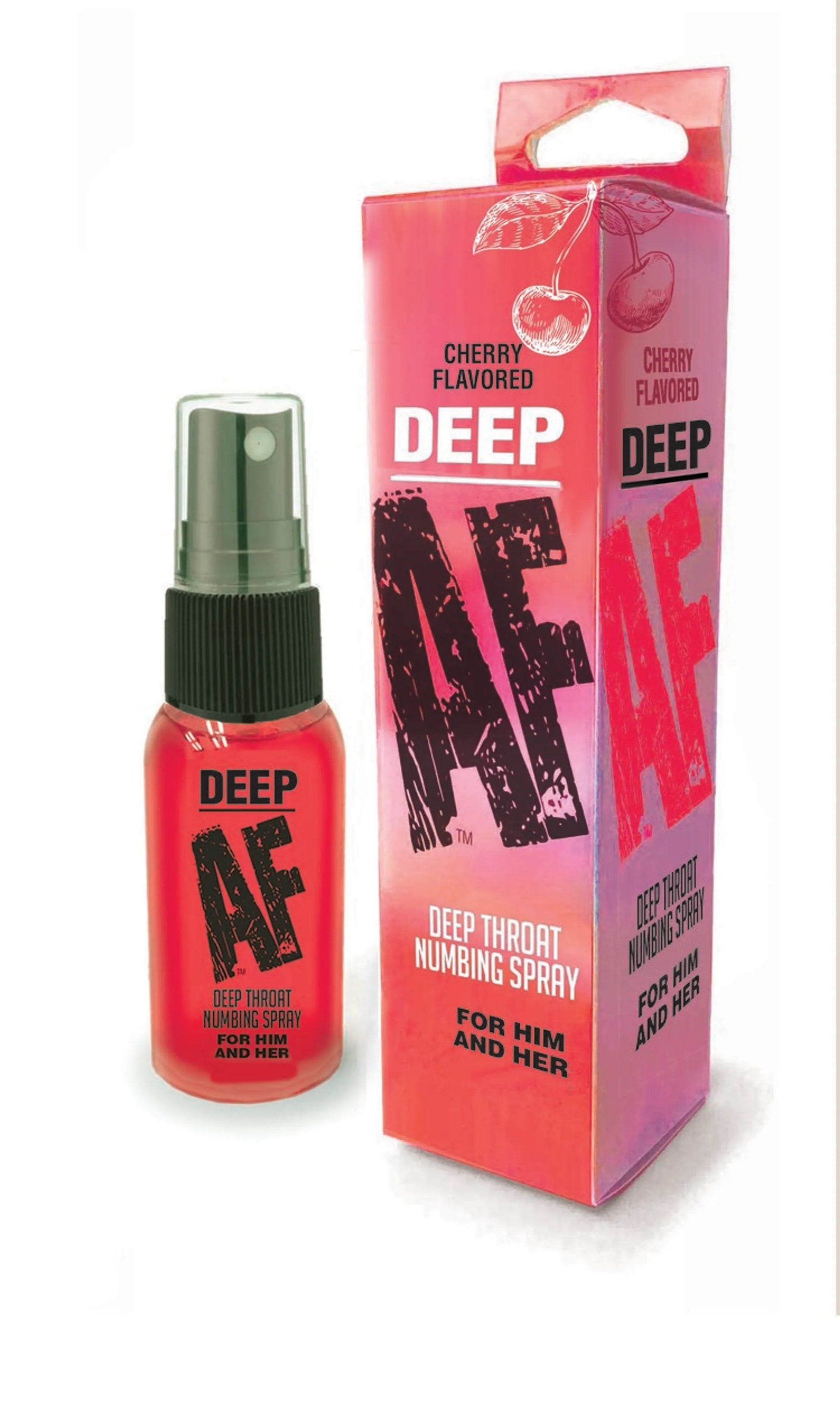 DEEP AF NUMBING THROAT SPRAY CHERRY Little Genie