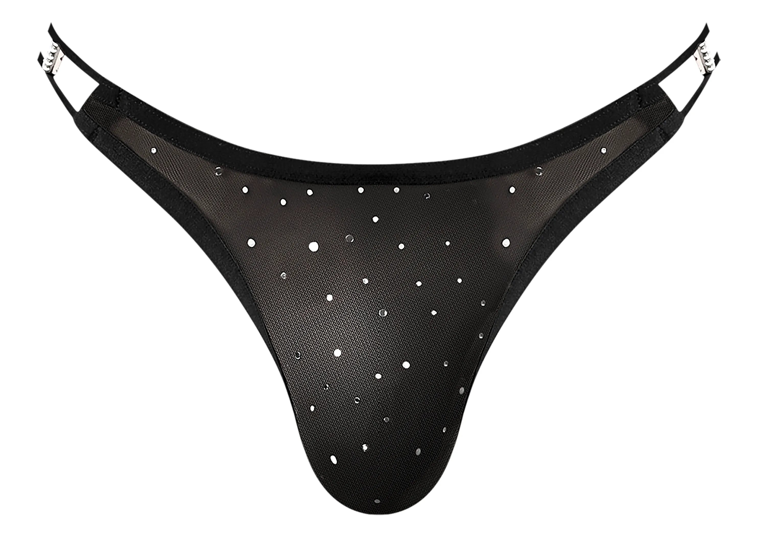 Show Stopper Thong Black L/XL Male Power Lingerie