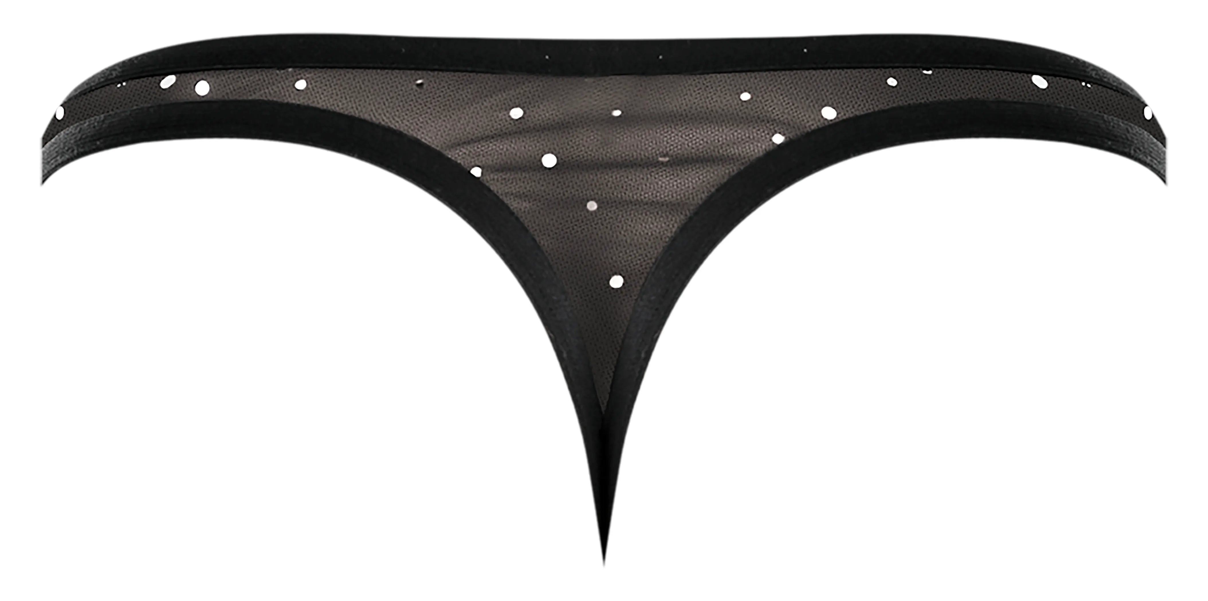 Show Stopper Thong Black L/XL Male Power Lingerie