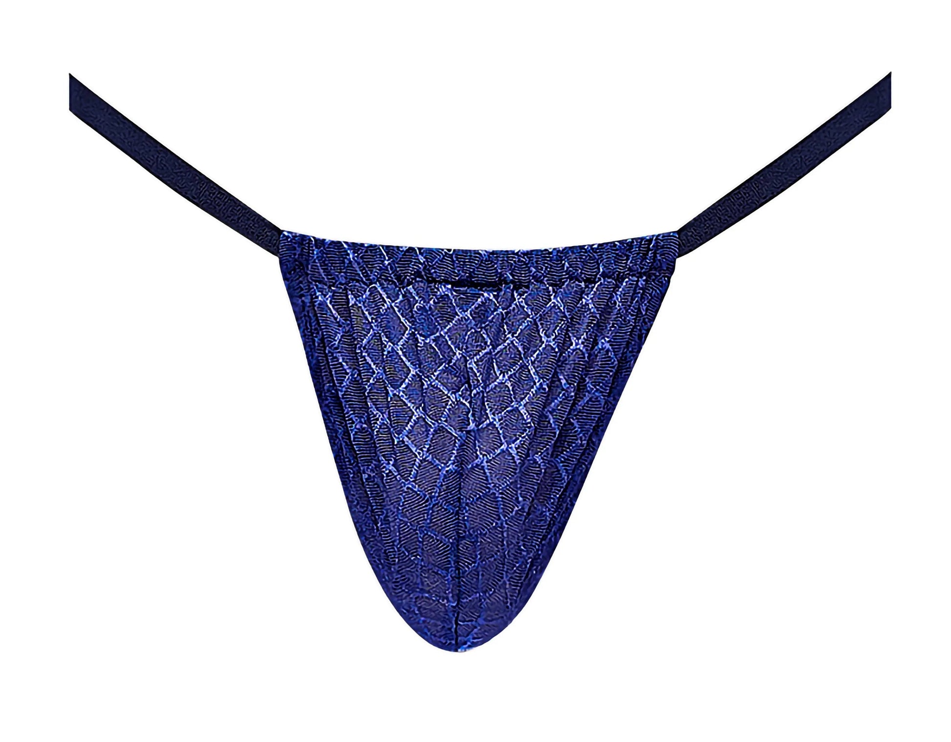 Diamond Mesh Posing Strap O/S Male Power Lingerie