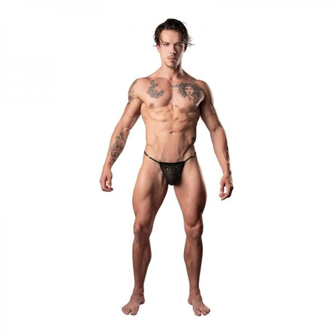 Show Stopper Posing Strap Black O/S Male Power Lingerie