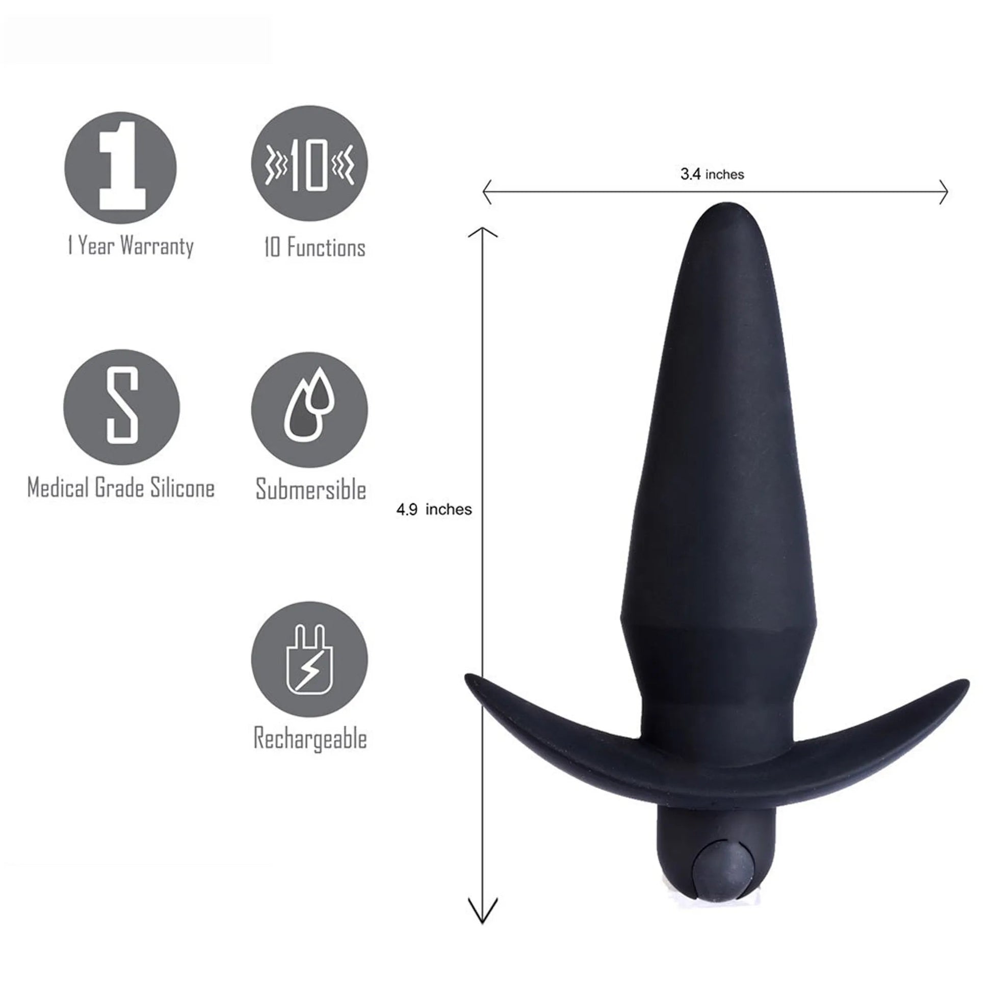 Cody Rechargeable Butt Plug Maia Toys