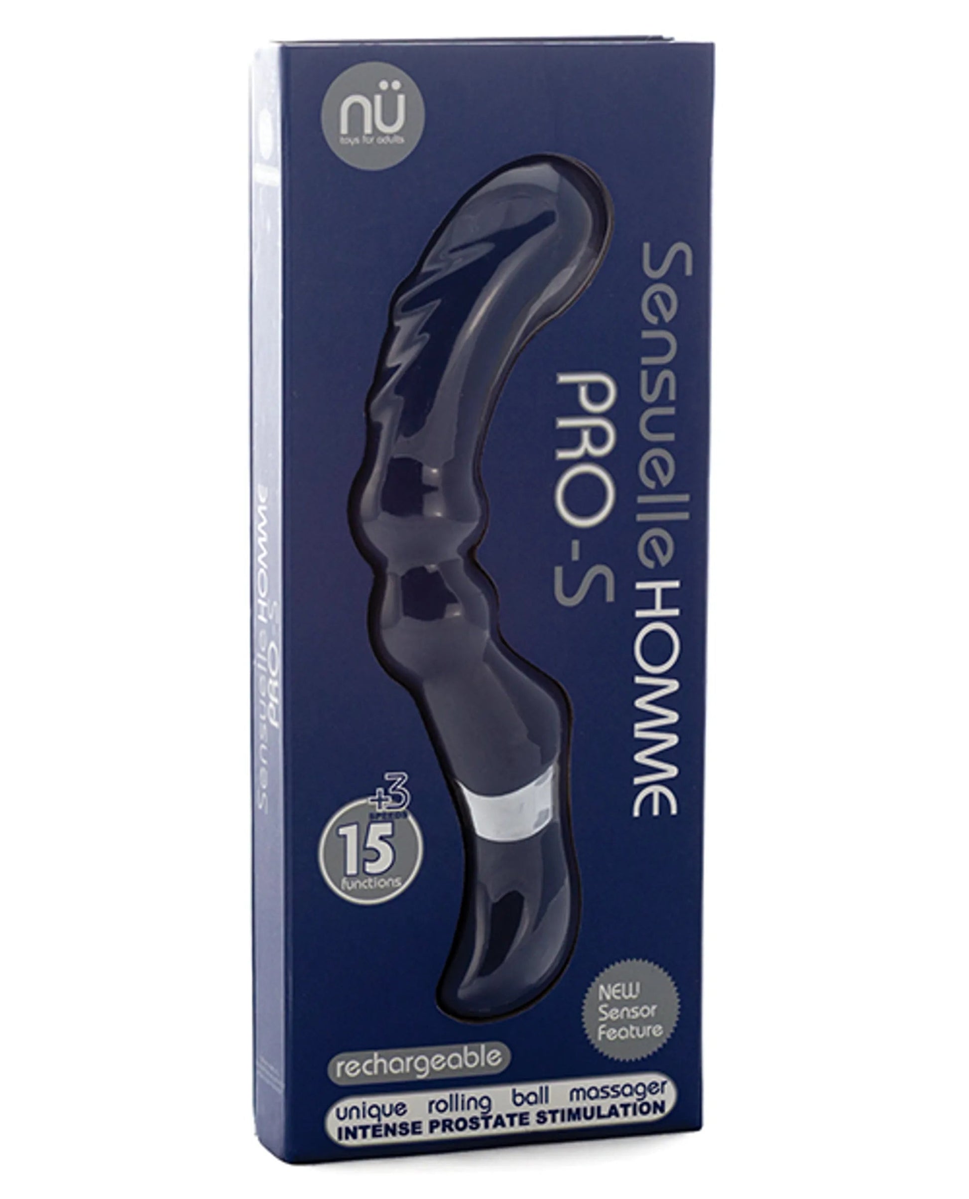 Sensuelle Homme Pro-S Prostate Massager Navy Blue Nu Sensuelle
