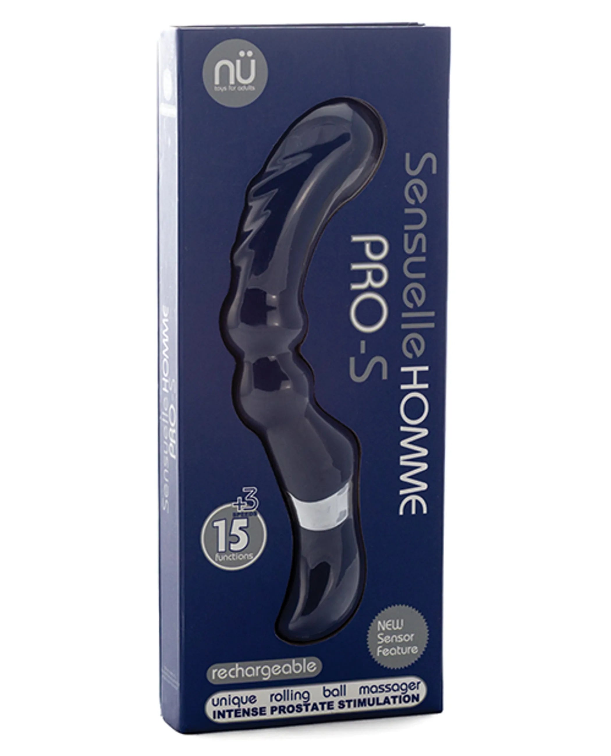 Sensuelle Homme Pro-S Prostate Massager Navy Blue Nu Sensuelle