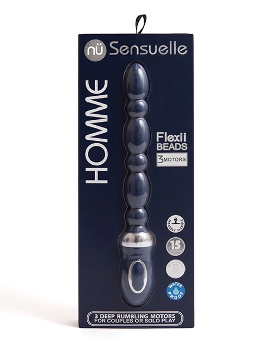 Sensuelle Homme Flexii Beads Navy Blue Nu Sensuelle