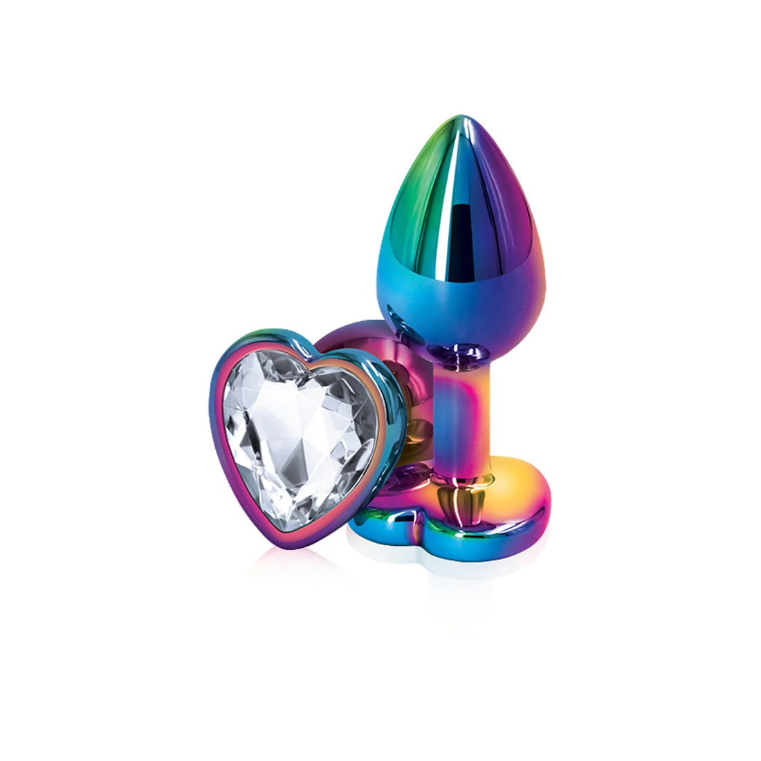Rear Assets Multicolor Heart Small Clear NS Novelties