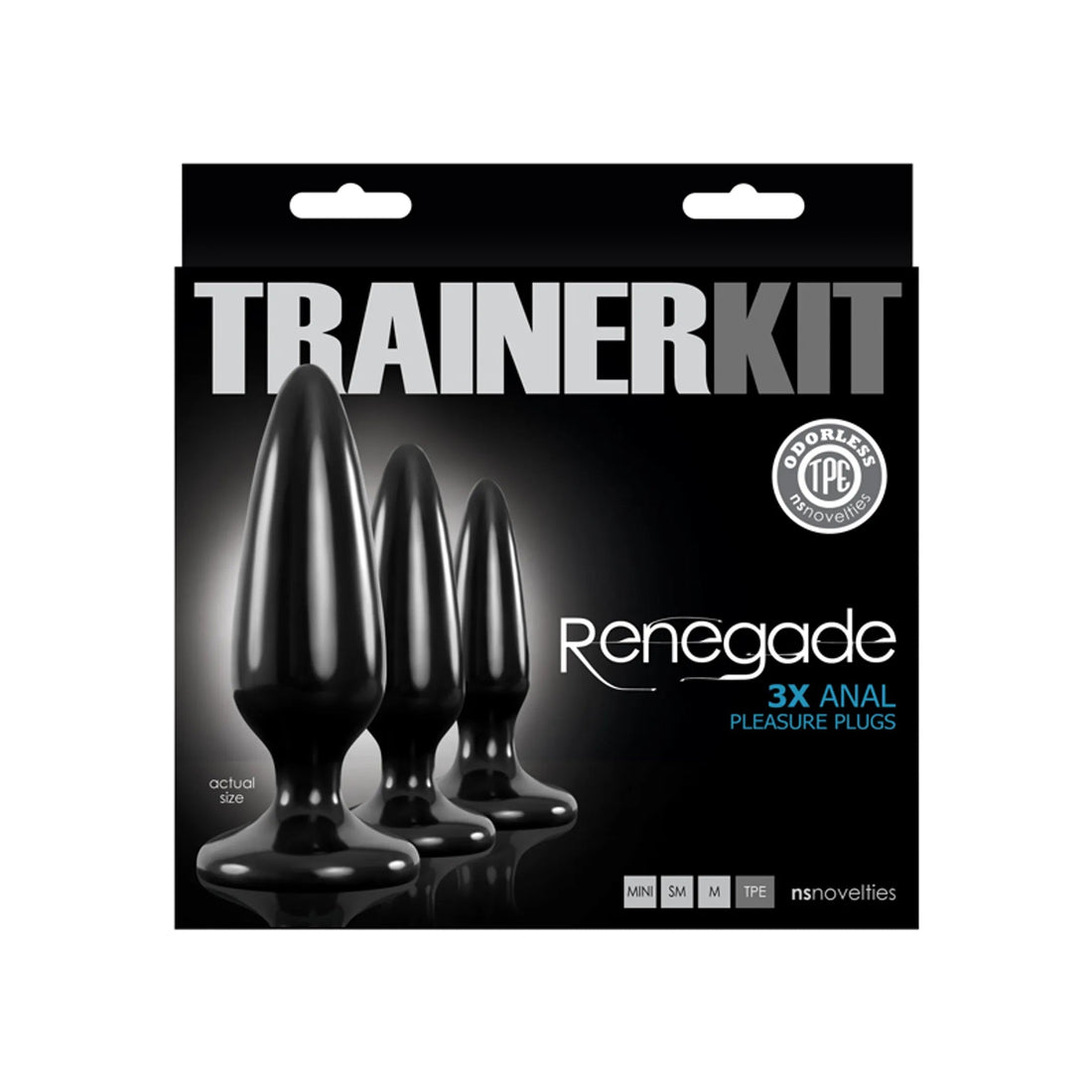 Renegade Pleasure Plug 3-Piece Trainer Kit NS Novelties