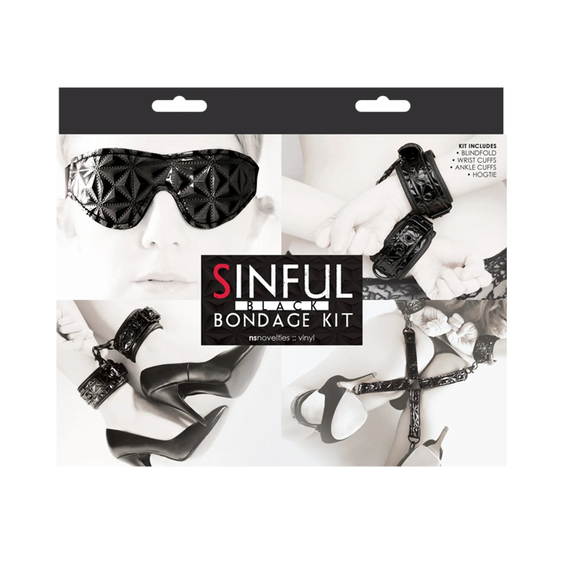 Sinful Bondage Kit Black NS Novelties