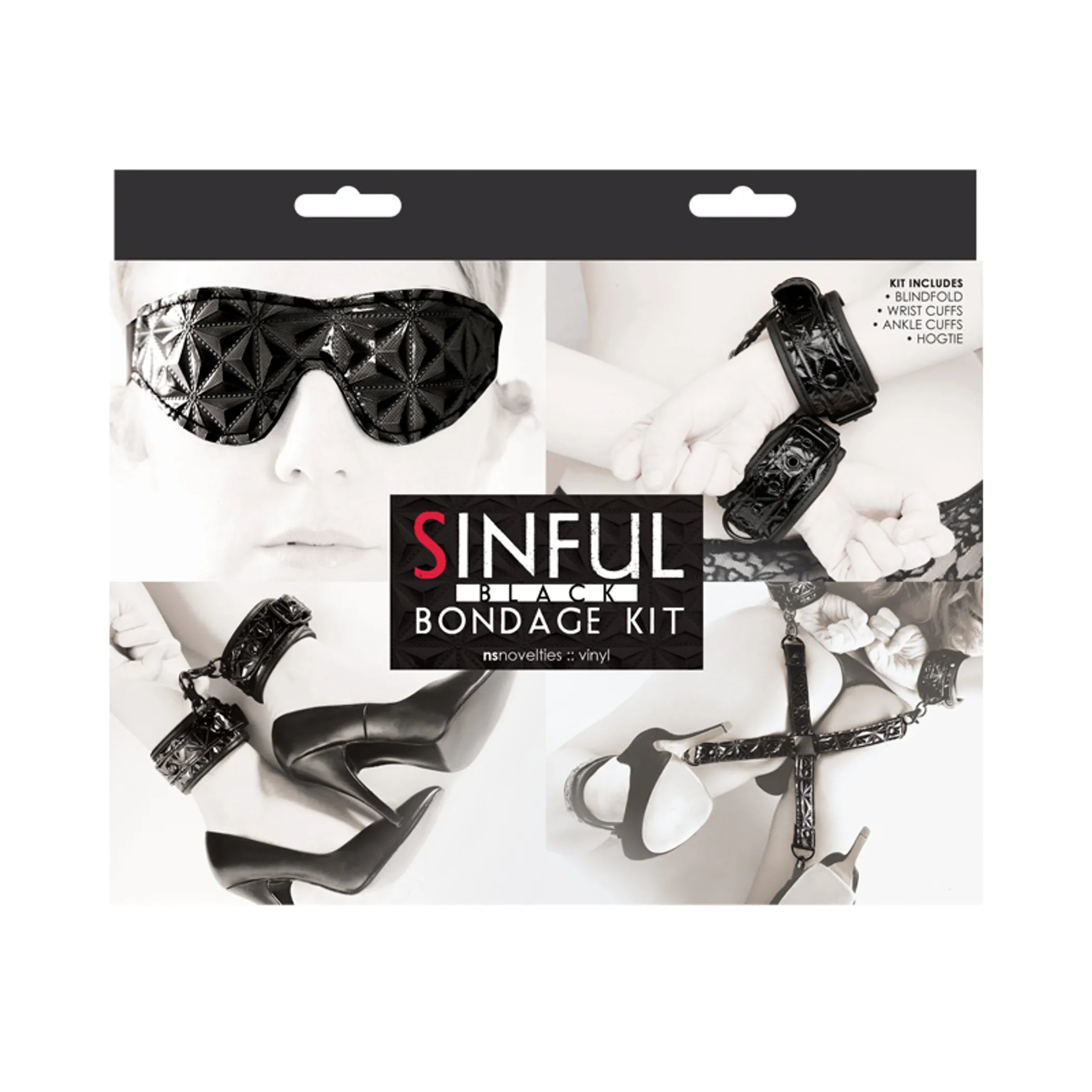 Sinful Bondage Kit Black NS Novelties