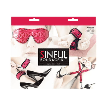 Sinful Bondage Kit Pink NS Novelties