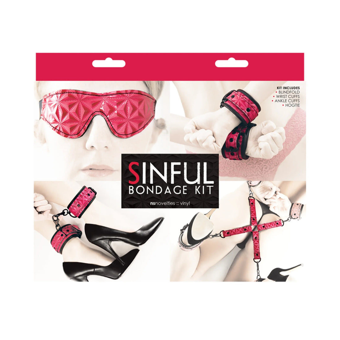 Sinful Bondage Kit Pink NS Novelties