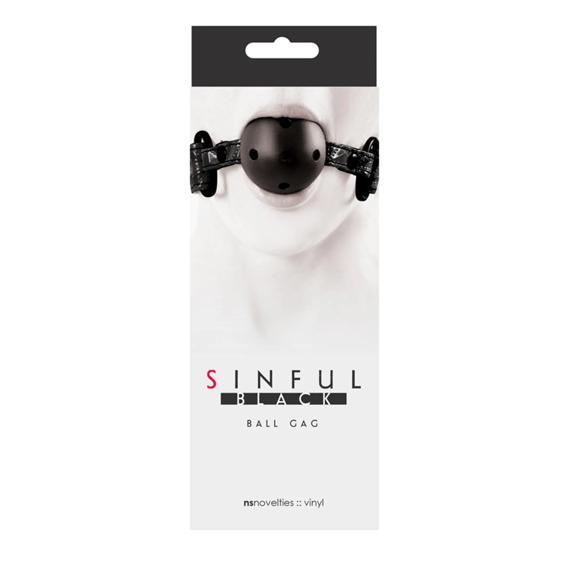 Sinful Ball Gag Black NS Novelties