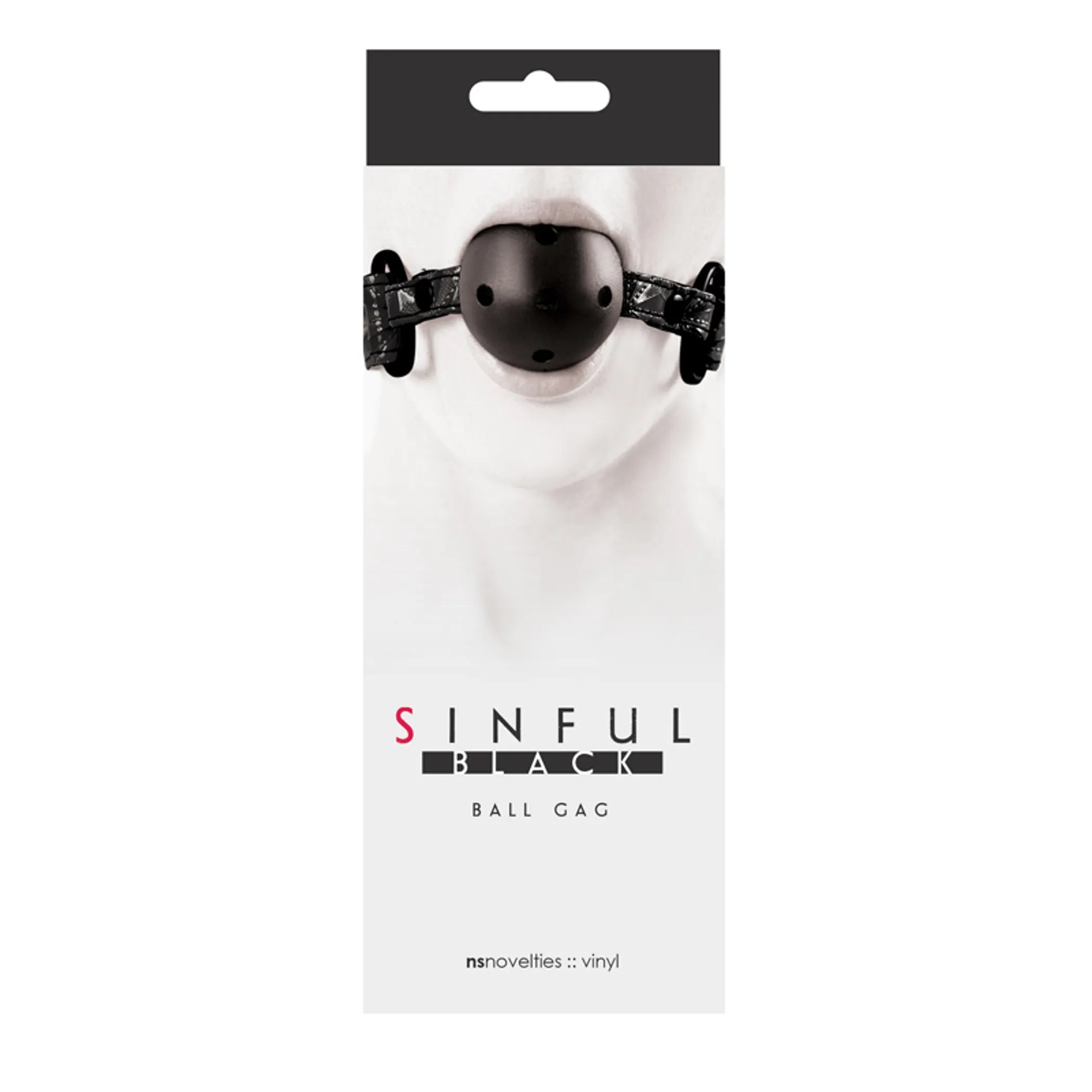 Sinful Ball Gag Black NS Novelties