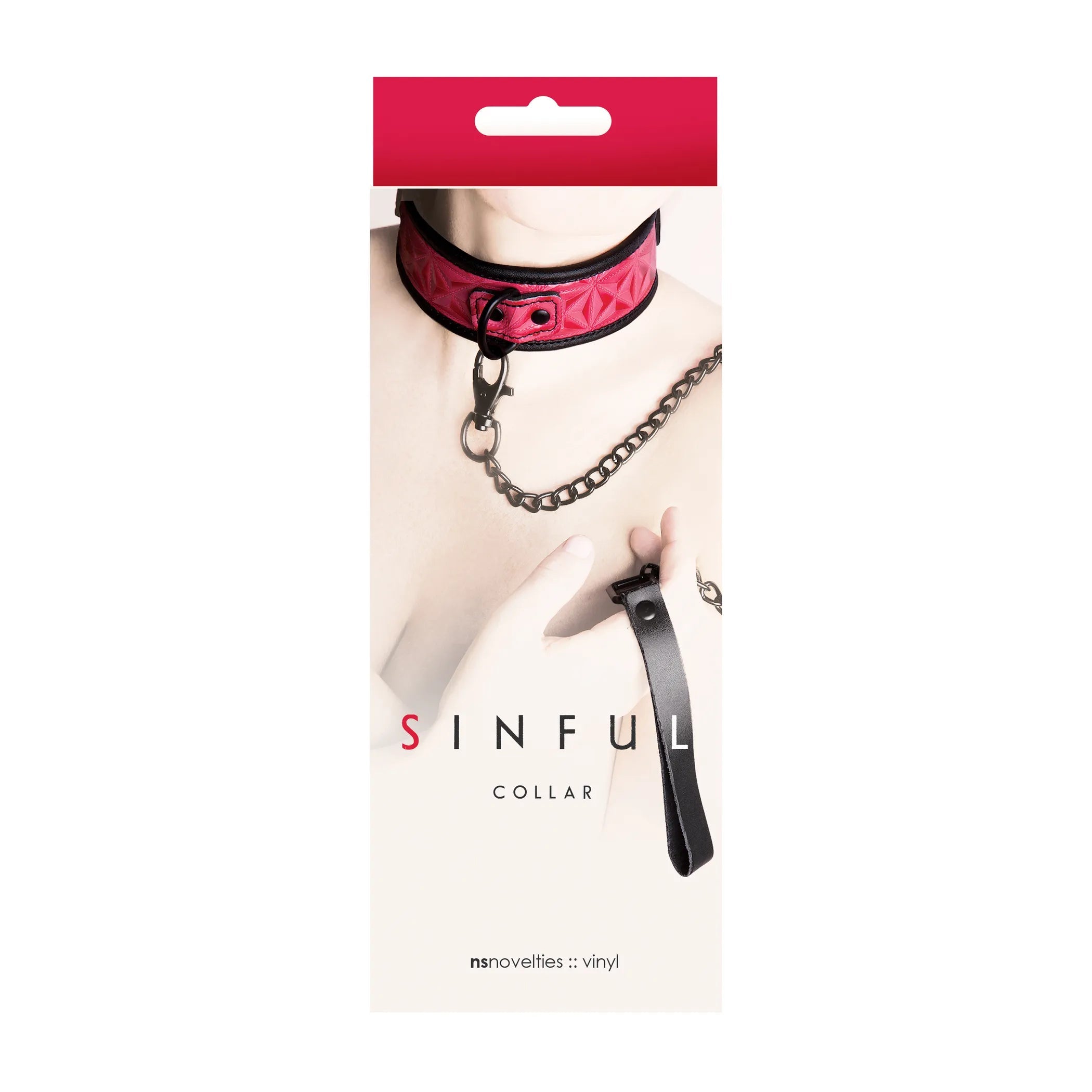 Sinful 2in Collar Pink NS Novelties
