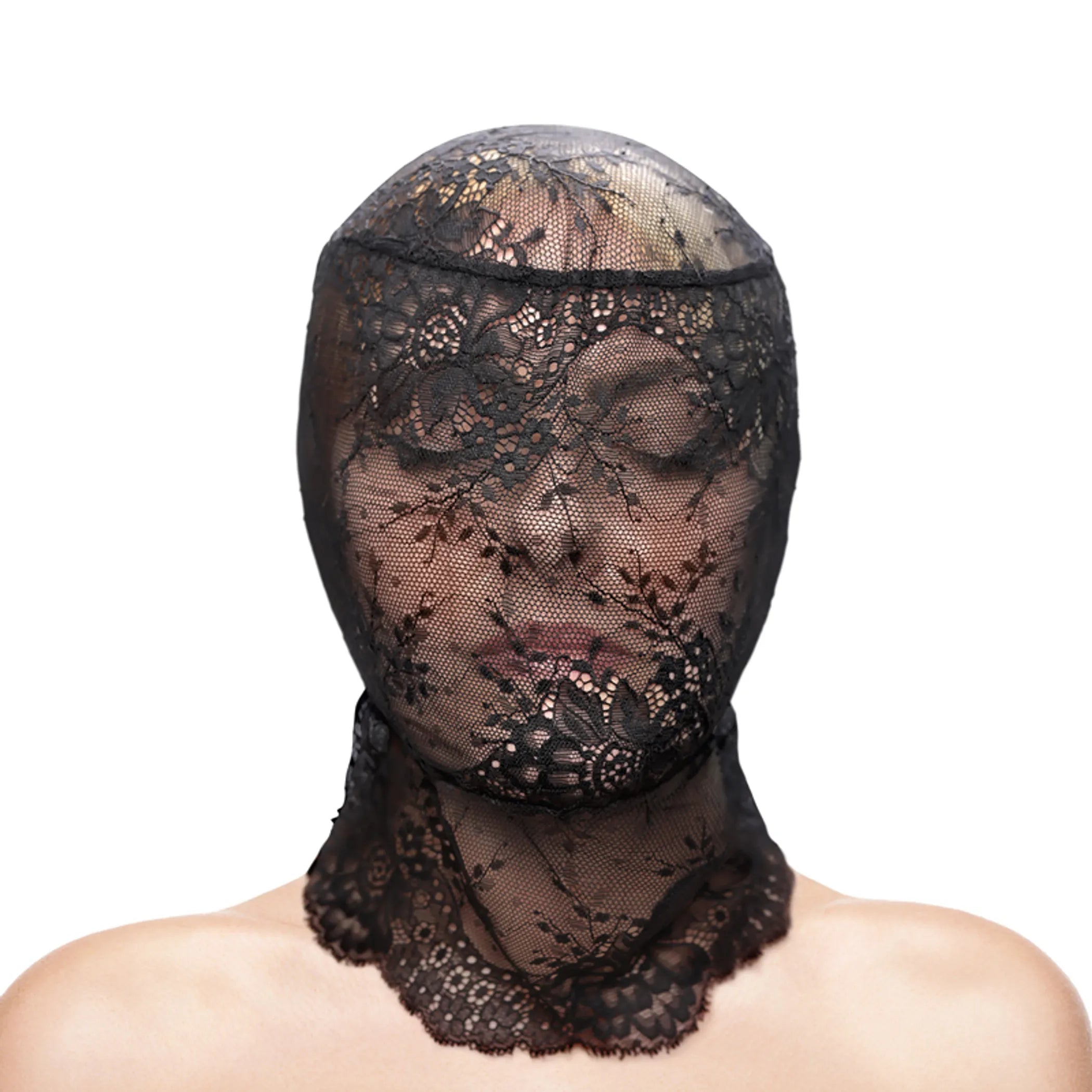 Fetish & Fantasy Lace Hood Black NS Novelties