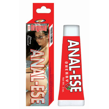 Anal Ese Cream Cherry .5 oz Nasstoys