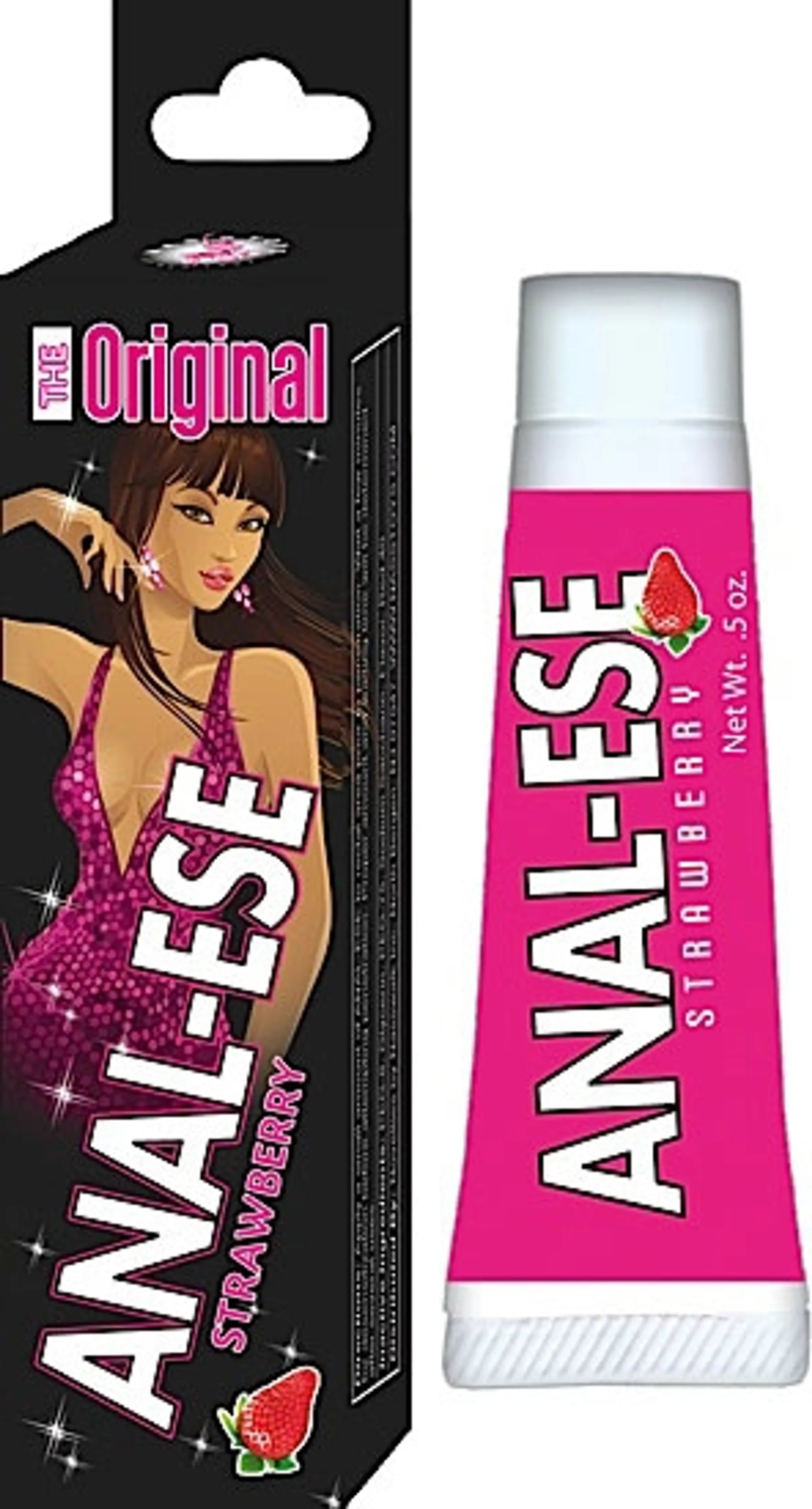 Anal Ese Strawberry .5 Oz Soft Packaging Nasstoys