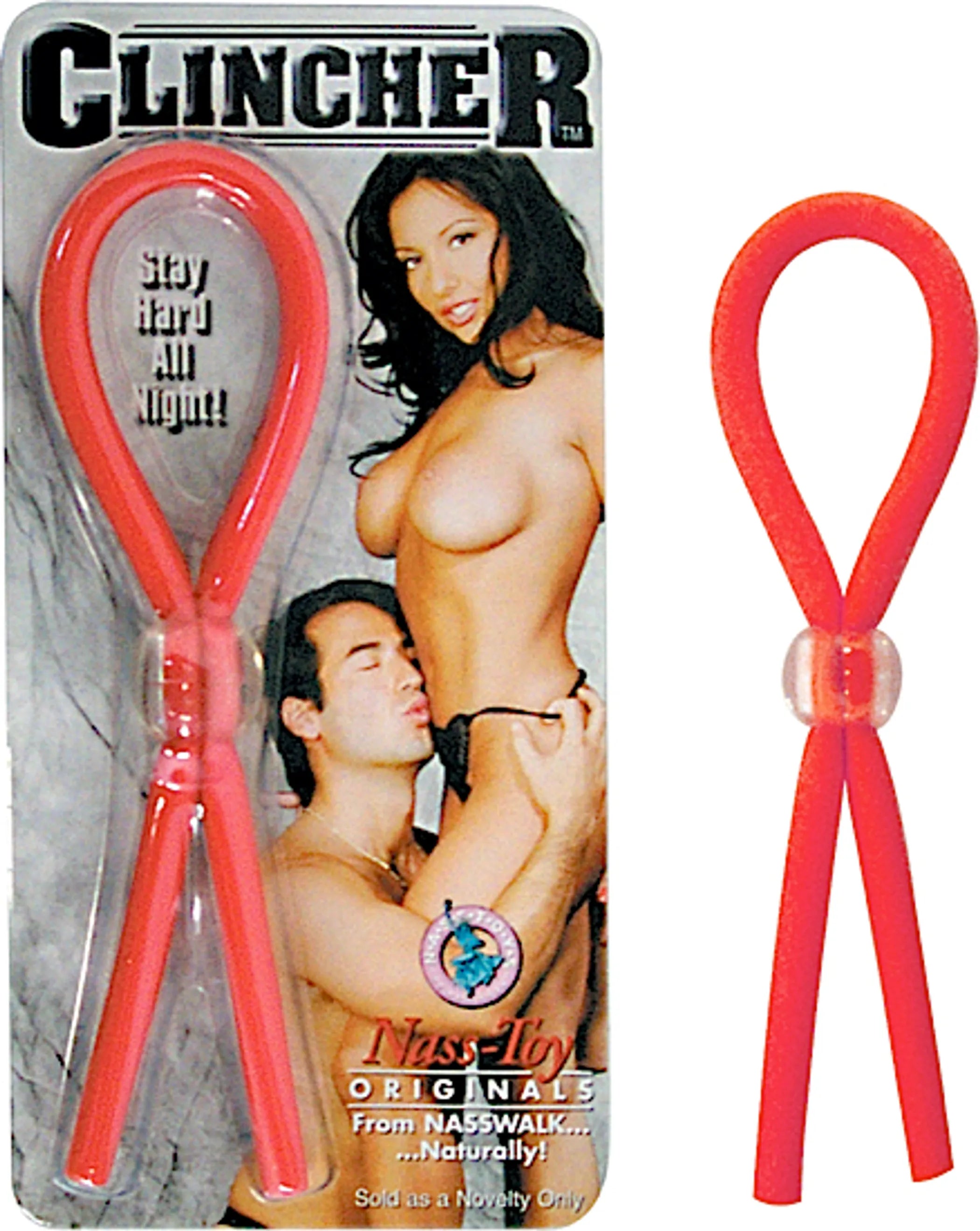 Clincher Cockring Red Nasstoys