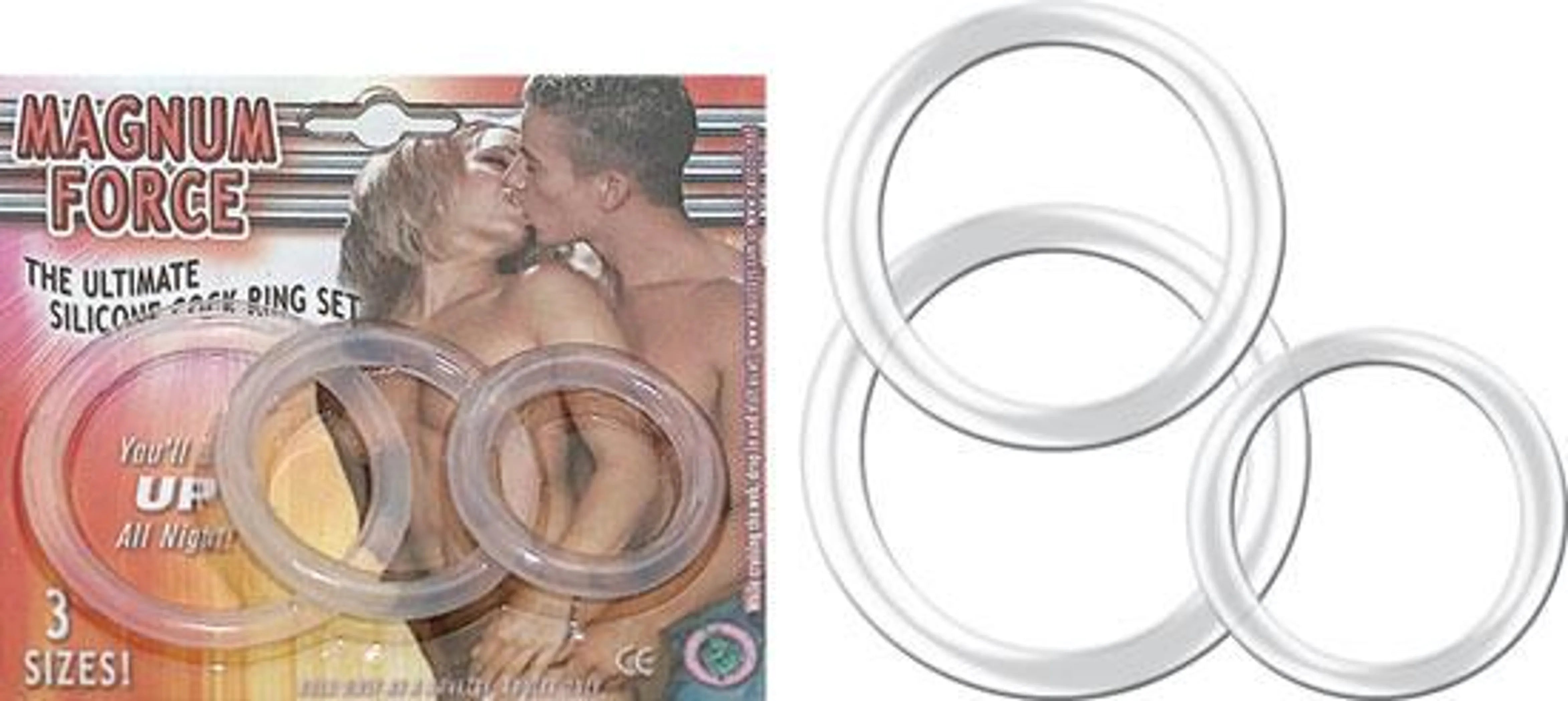 Magnum Force Clear Ring Set Nasstoys