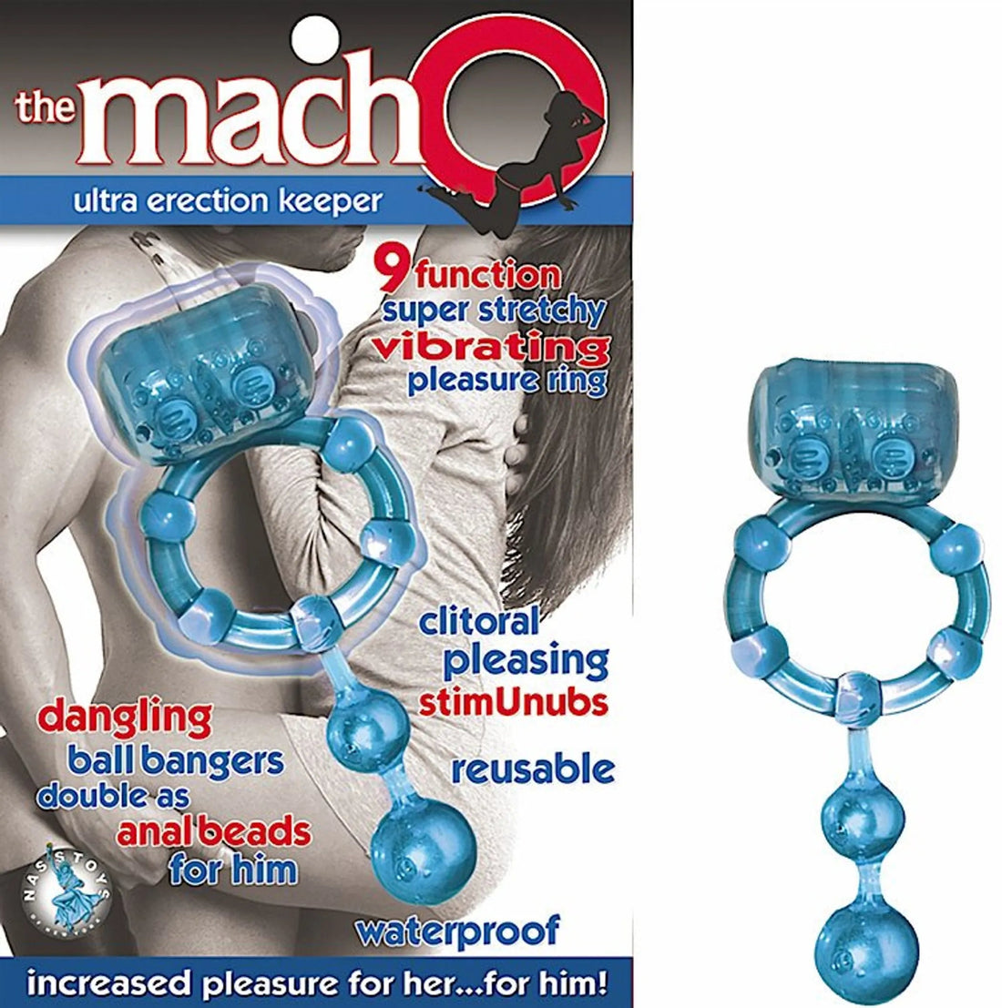 Macho Ultra Erection Keeper Blue Nasstoys