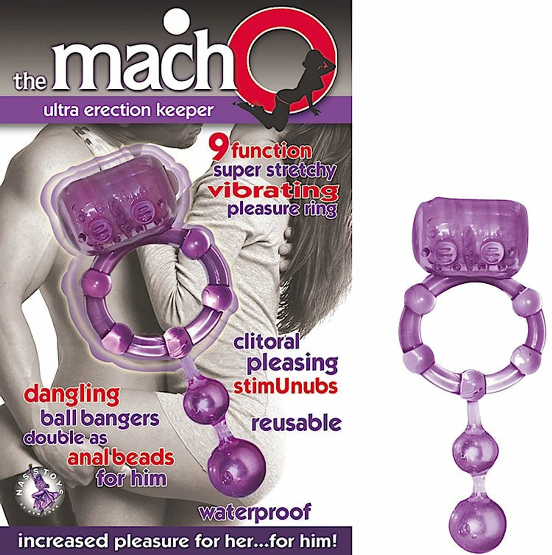 Macho Ultra Erection Keeper – Purple Nasstoys