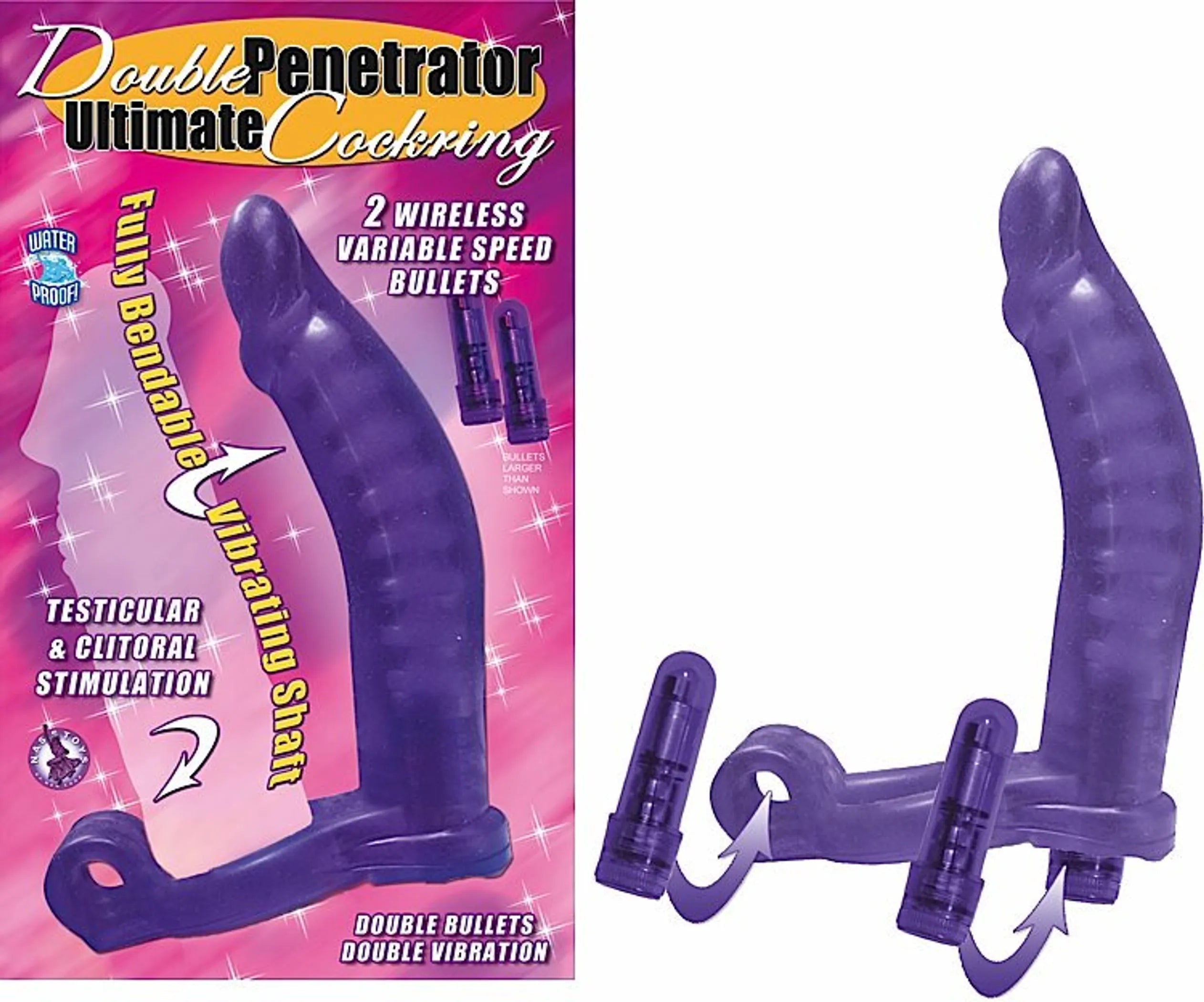 Double Penetrator Cock Ring Nasstoys