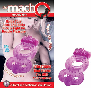 Macho Double Ring Purple Nasstoys