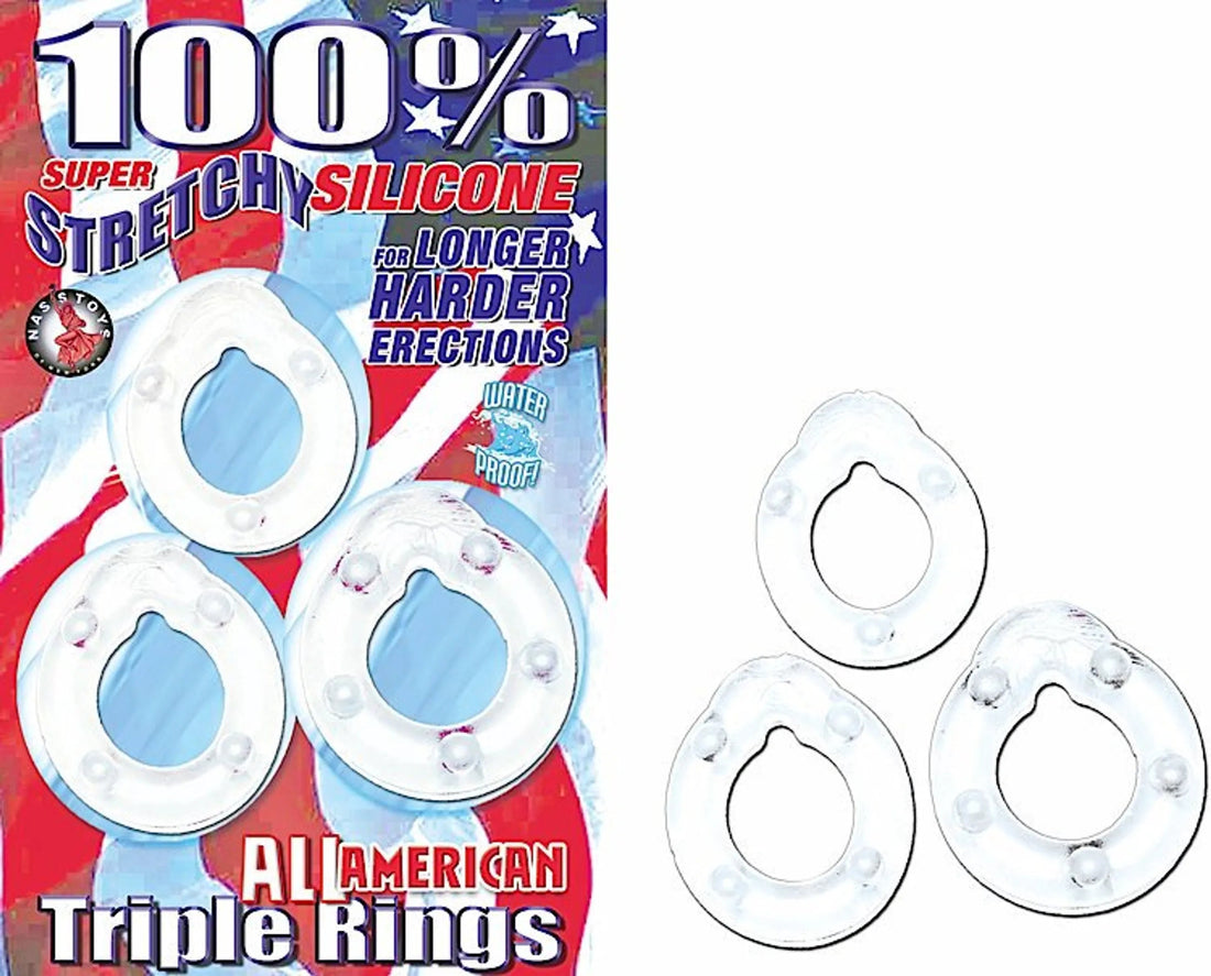 All American Triple Rings Clear Nasstoys
