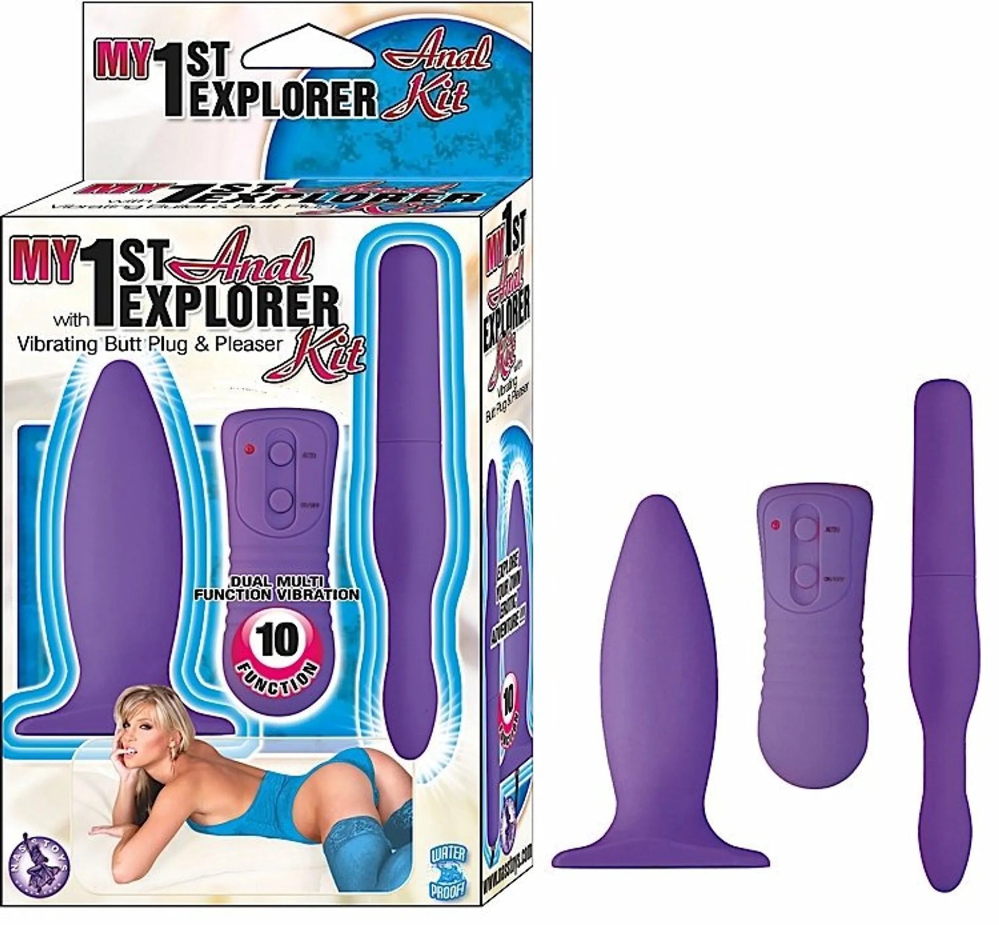 My 1st Anal Explorer Kit Purple Nasstoys