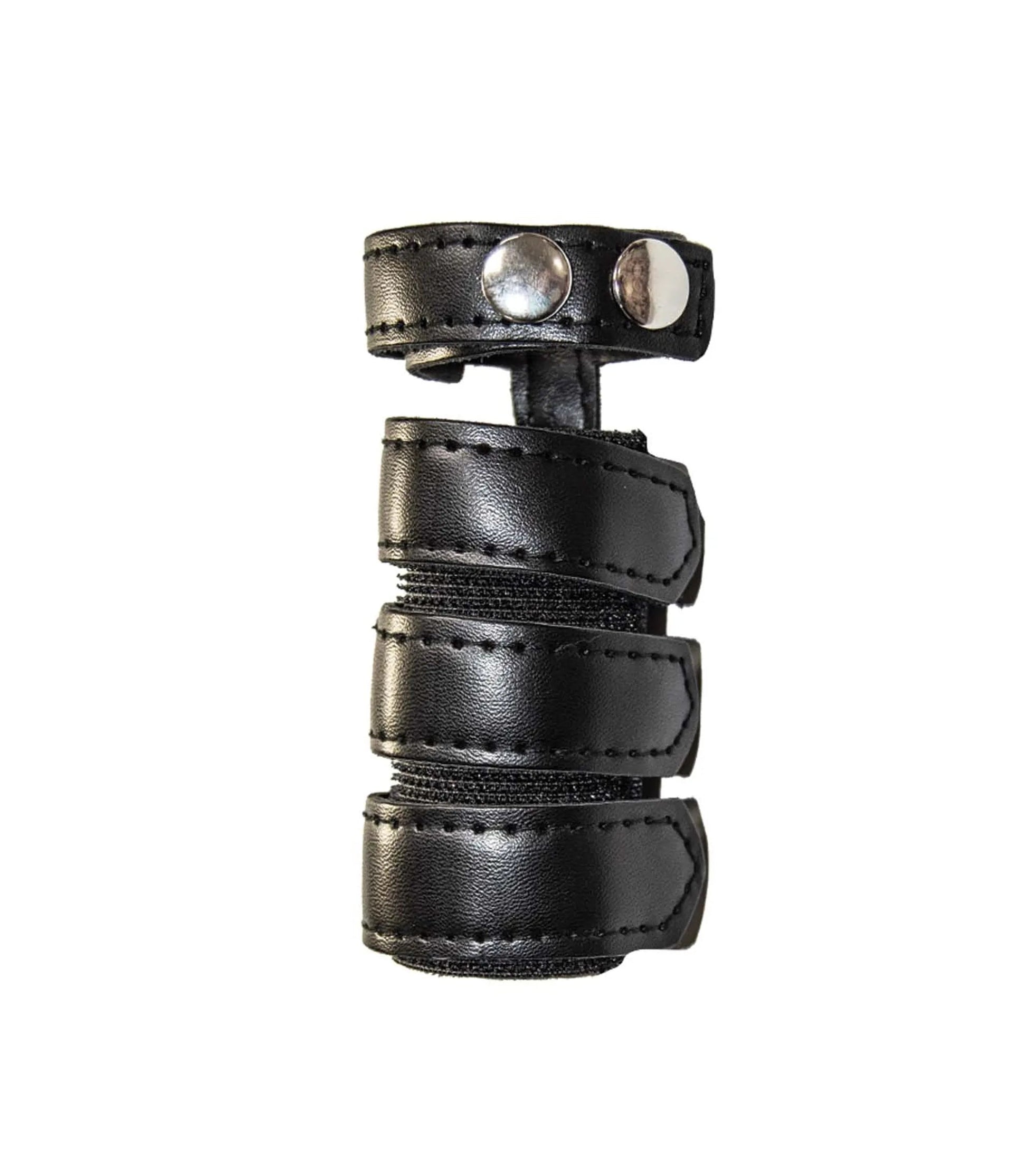 Ballgear Cock Strap With Sheath Black Nasstoys