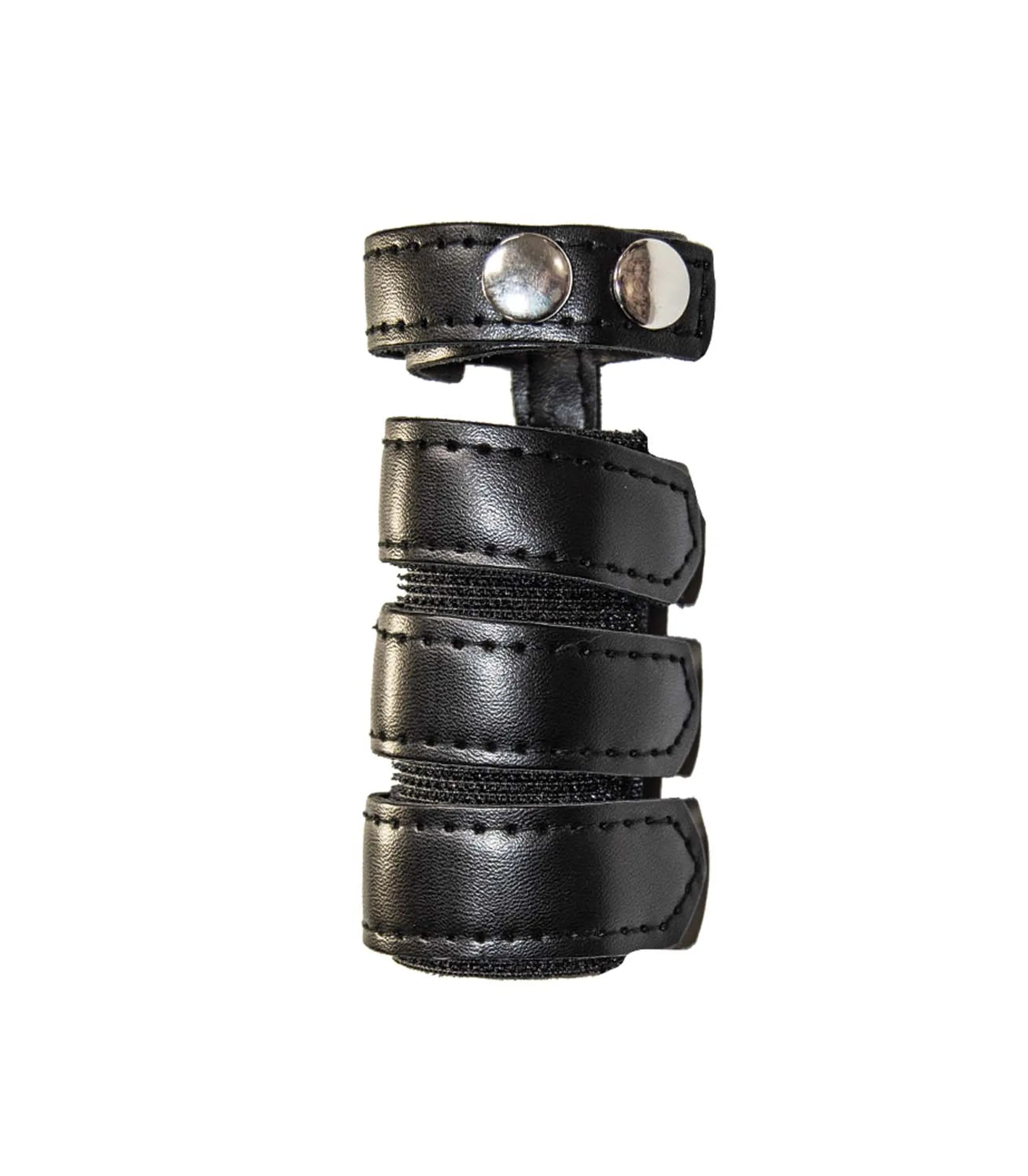 Ballgear Cock Strap With Sheath Black Nasstoys