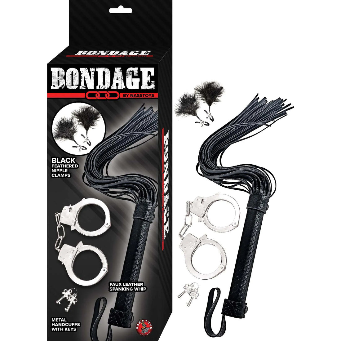 Bondage Kit by Nasstoys in Black Nasstoys