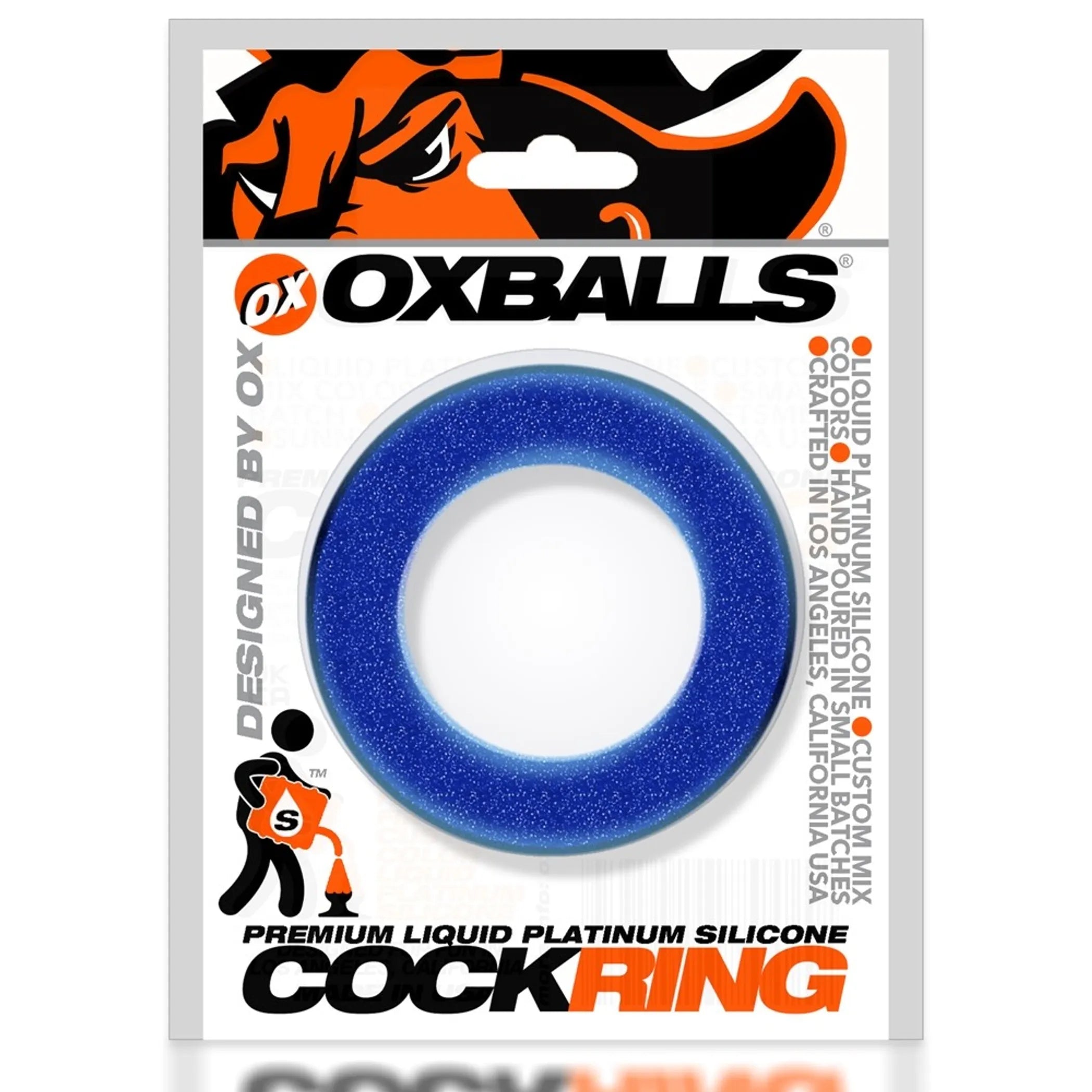 Pig-Ring Comfort Silicone Cock Ring – Blueballs by Oxballs OXBALLS