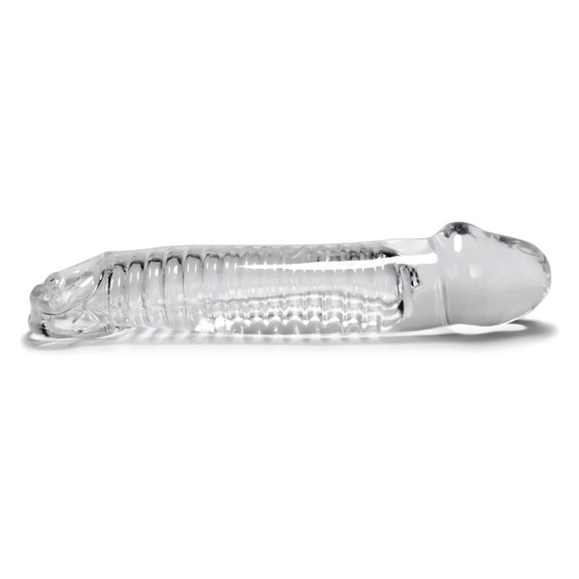 Muscle Smooth Cocksheath with Length Inset – Clear Oxballs
