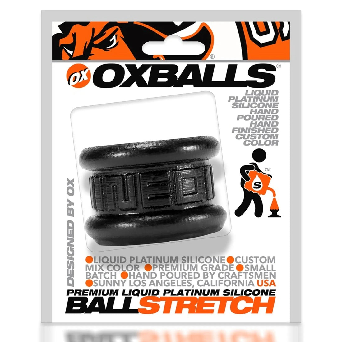 Neo Short Ballstretcher Black OXBALLS