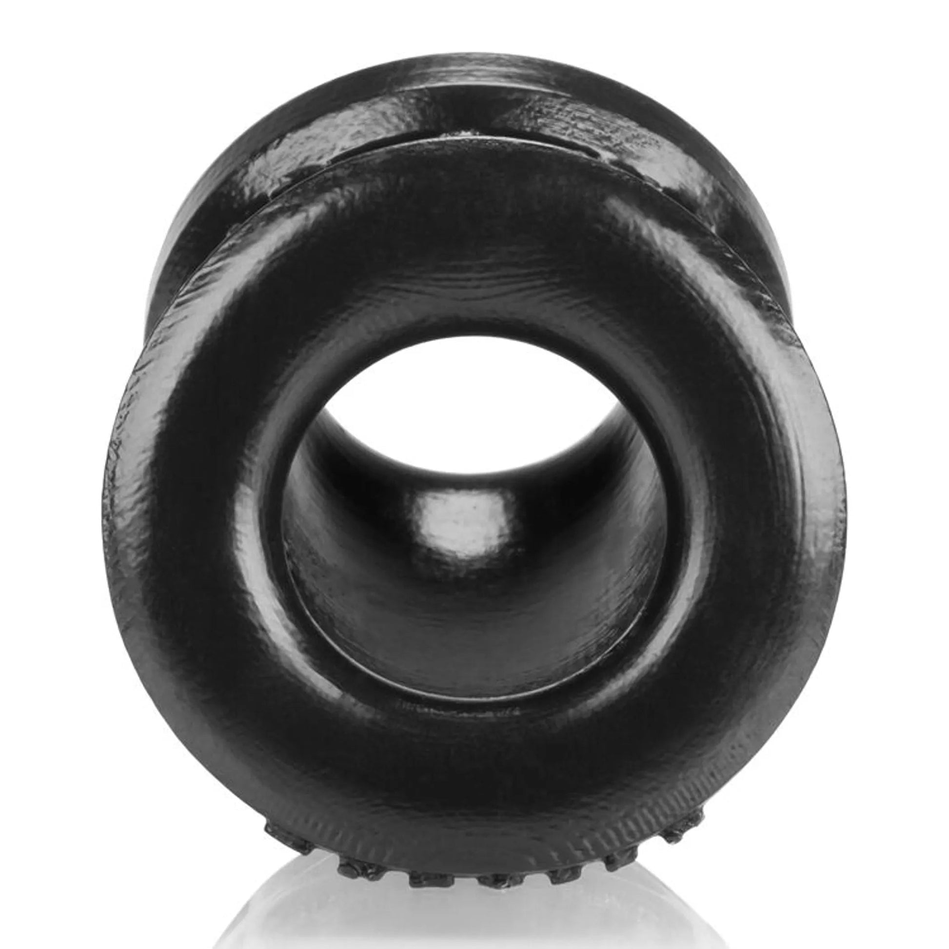 Morph Sleek Geometric Pattern Ballstretcher Silicone Smoosh Black OXBALLS