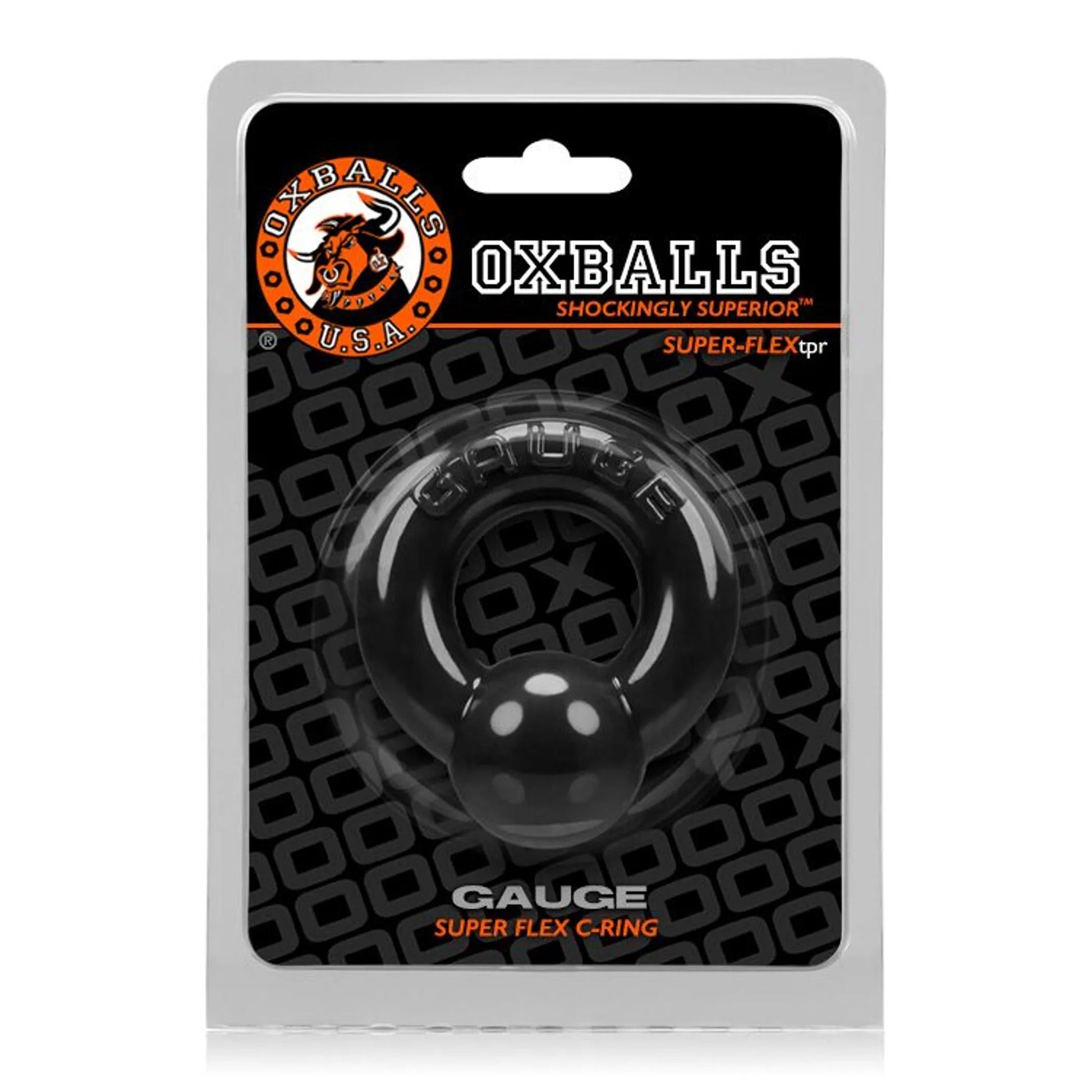 Gauge Cock Ring Oxballs Black OXBALLS