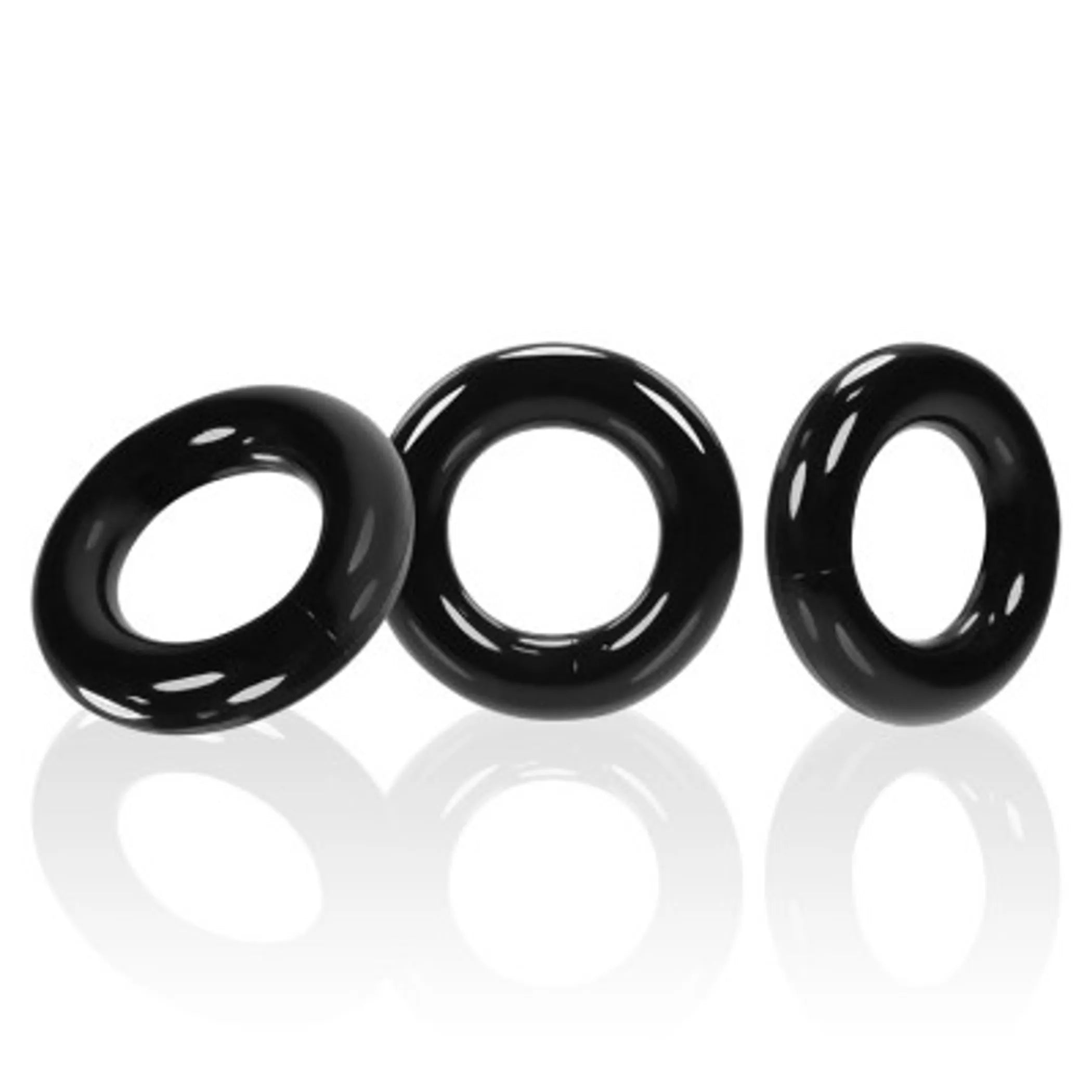 Willy Rings 3 Pack Black OXBALLS