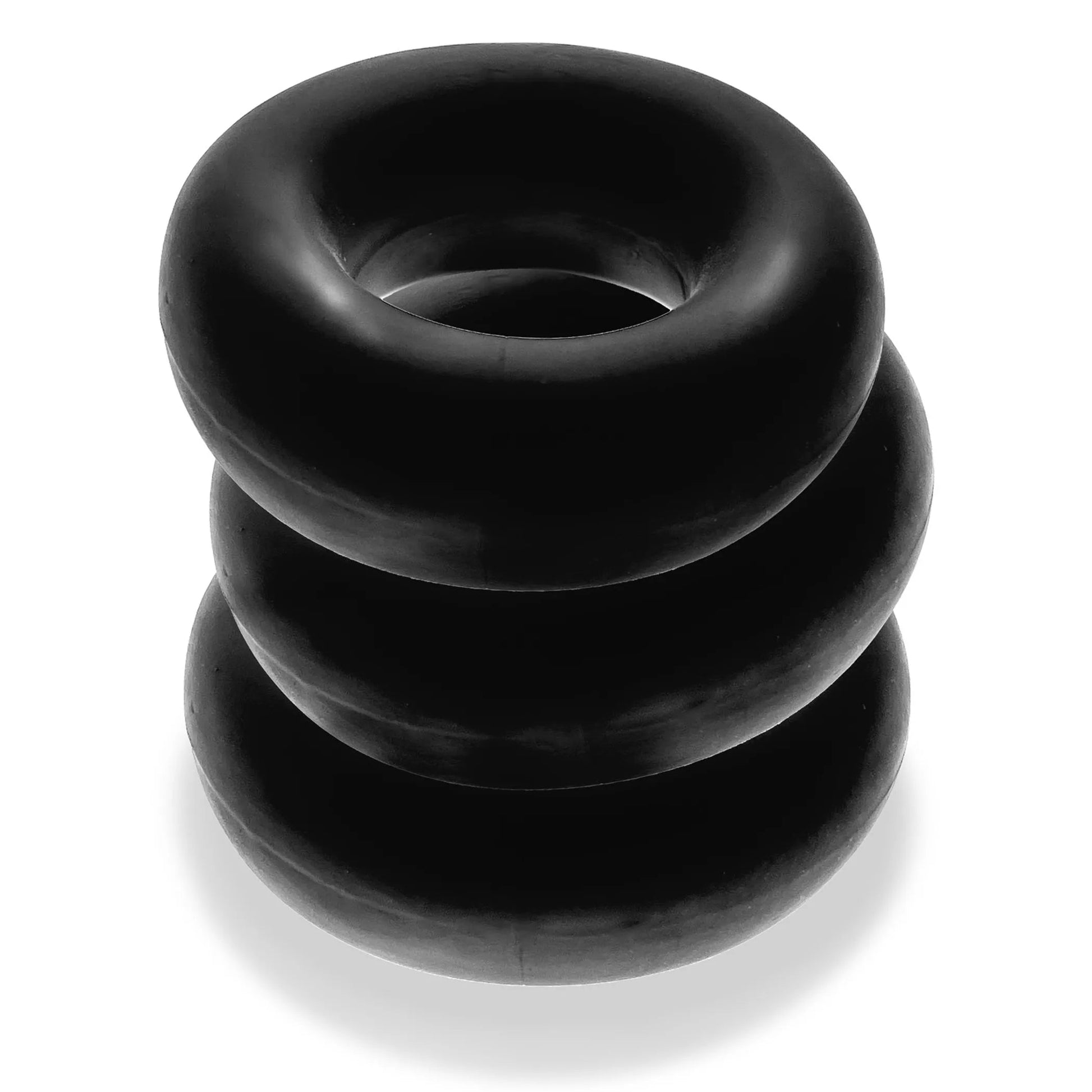 Fat Willy 3-Pack Black Cock Rings OXBALLS