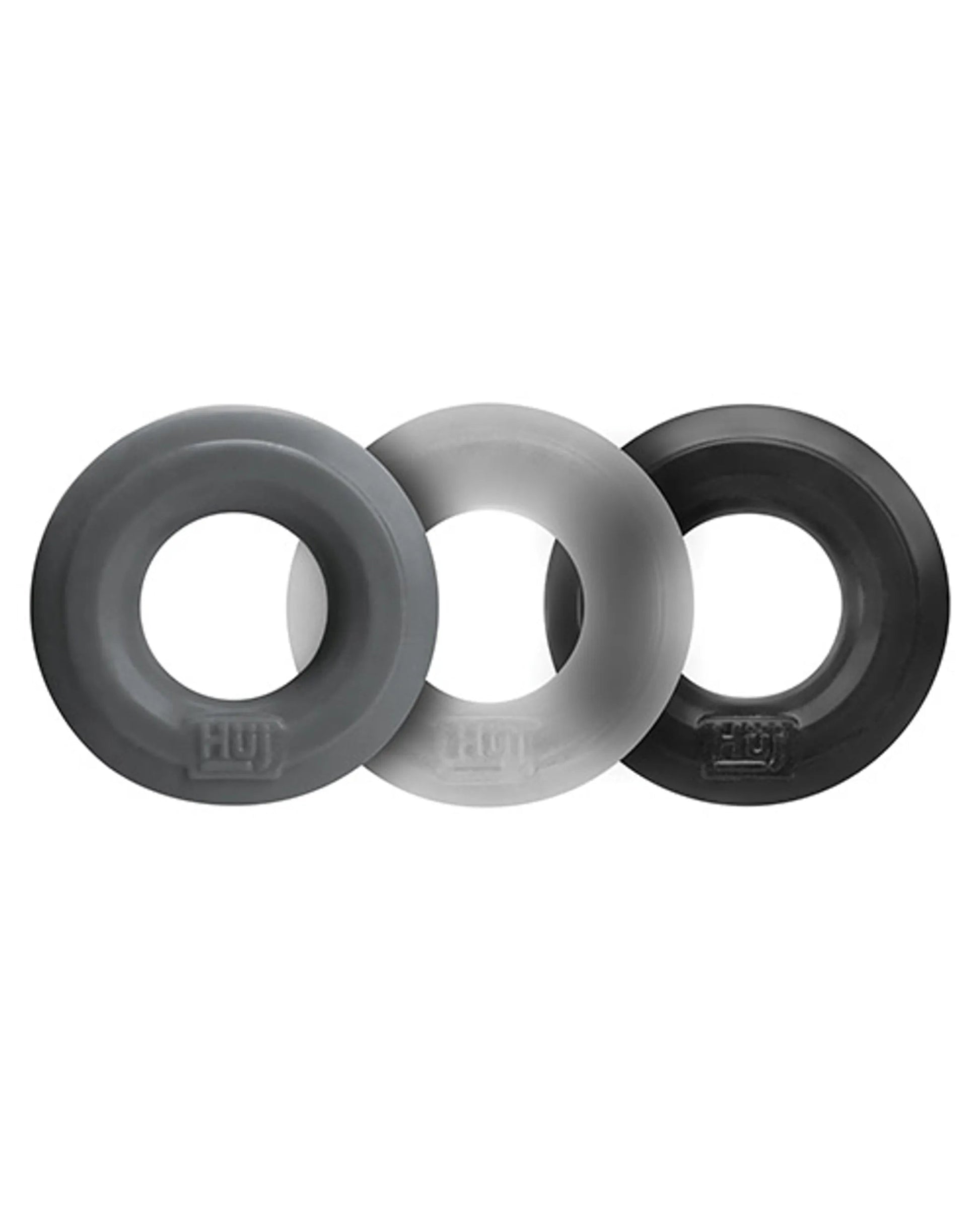 HunkyJunk HUJ C-Ring 3 Pack in Tar and Multi Colors OXBALLS