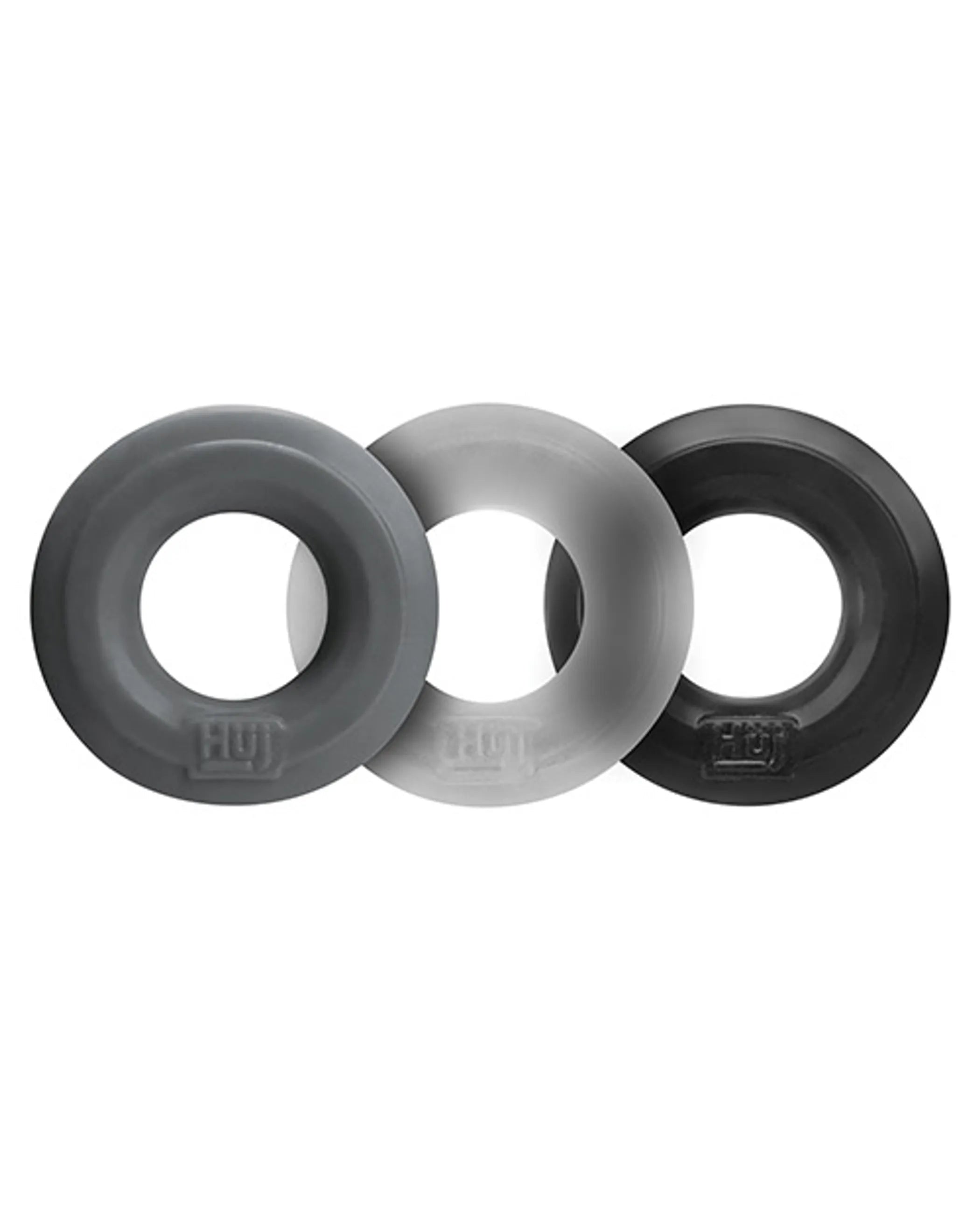 HunkyJunk HUJ C-Ring 3 Pack in Tar and Multi Colors OXBALLS